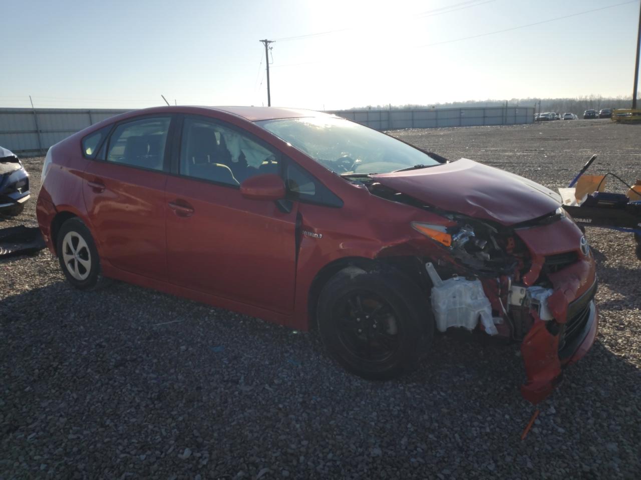 2015 Toyota Prius VIN JTDKN3DU7F0425619 Copart auction photo, front end damage thumbnail 4