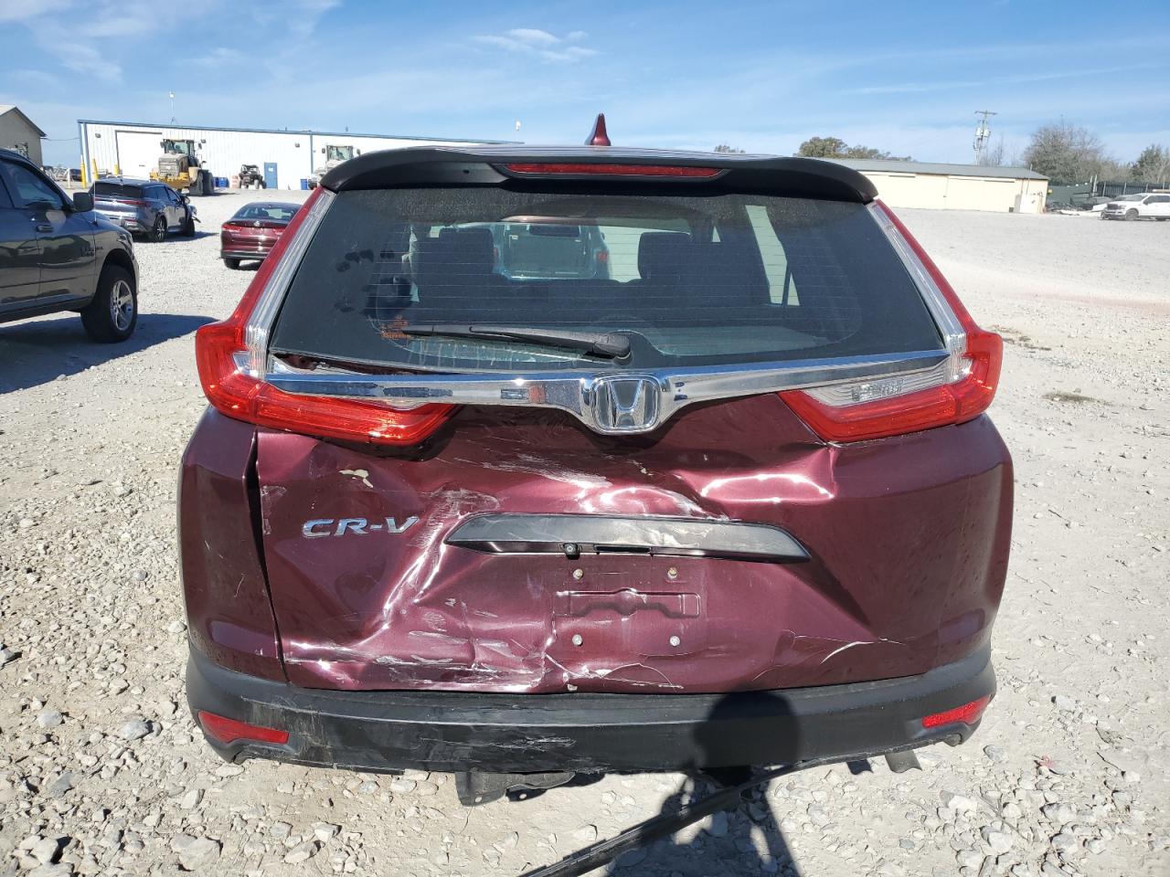 2017 Honda CR-V VIN 7FARW5H34HE008685 Copart auction photo, rear end damage thumbnail 6