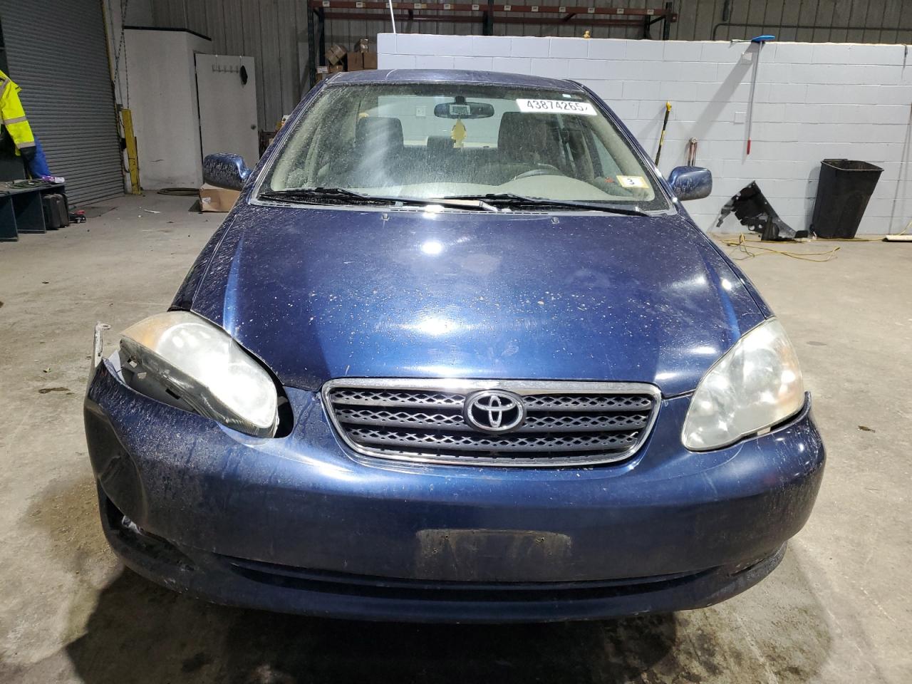 2005 Toyota Corolla VIN 2T1BR30E65C503153 Copart auction photo, front end damage thumbnail 5