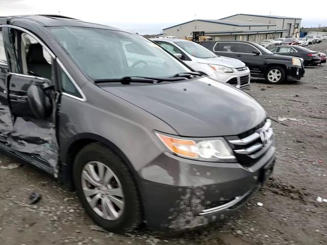 2014 Honda Odyssey VIN 5FNRL5H61EB089736 Copart auction photo, side / rear end damage thumbnail 12