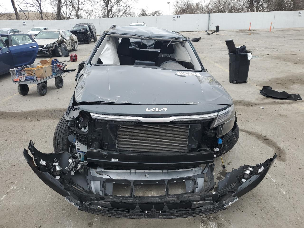 2023 KIA Seltos VIN KNDEUCAA1P7451085 Copart auction photo, all over damage thumbnail 5