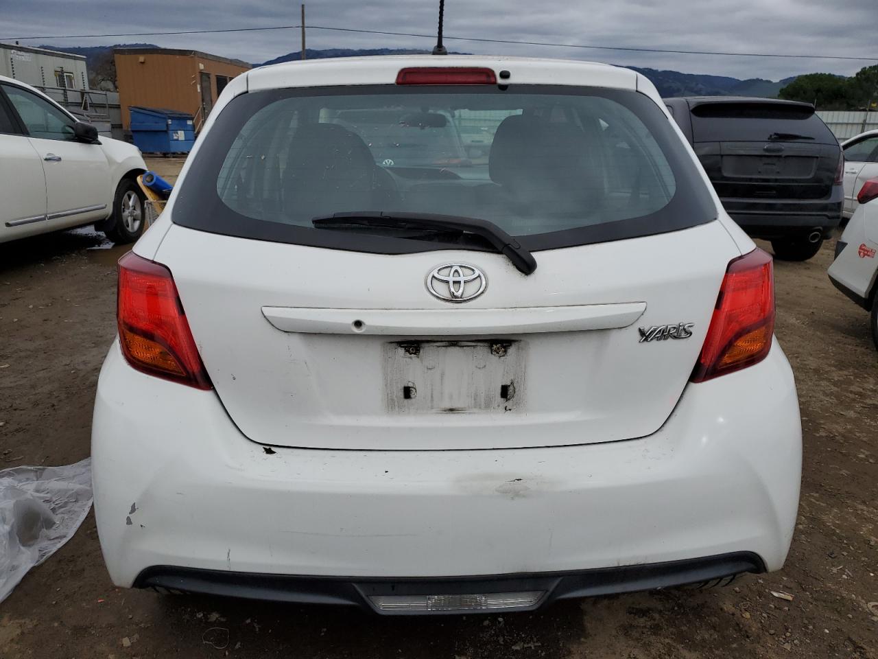 2015 Toyota Yaris VIN VNKKTUD31FA042067 Copart auction photo, front end damage thumbnail 6