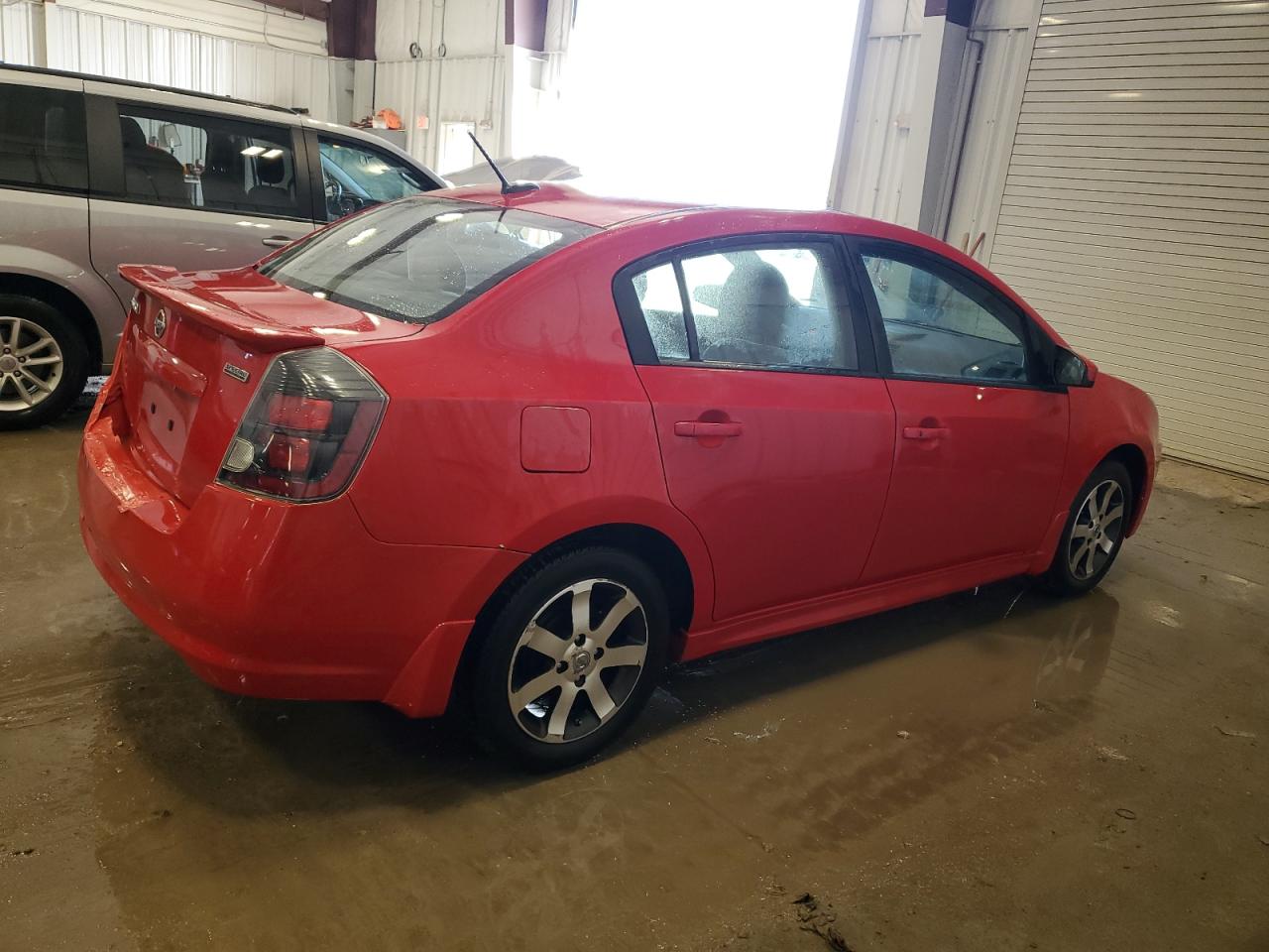 2012 Nissan Sentra VIN 3N1AB6AP4CL755045 Copart auction photo, front end / rear end damage thumbnail 3