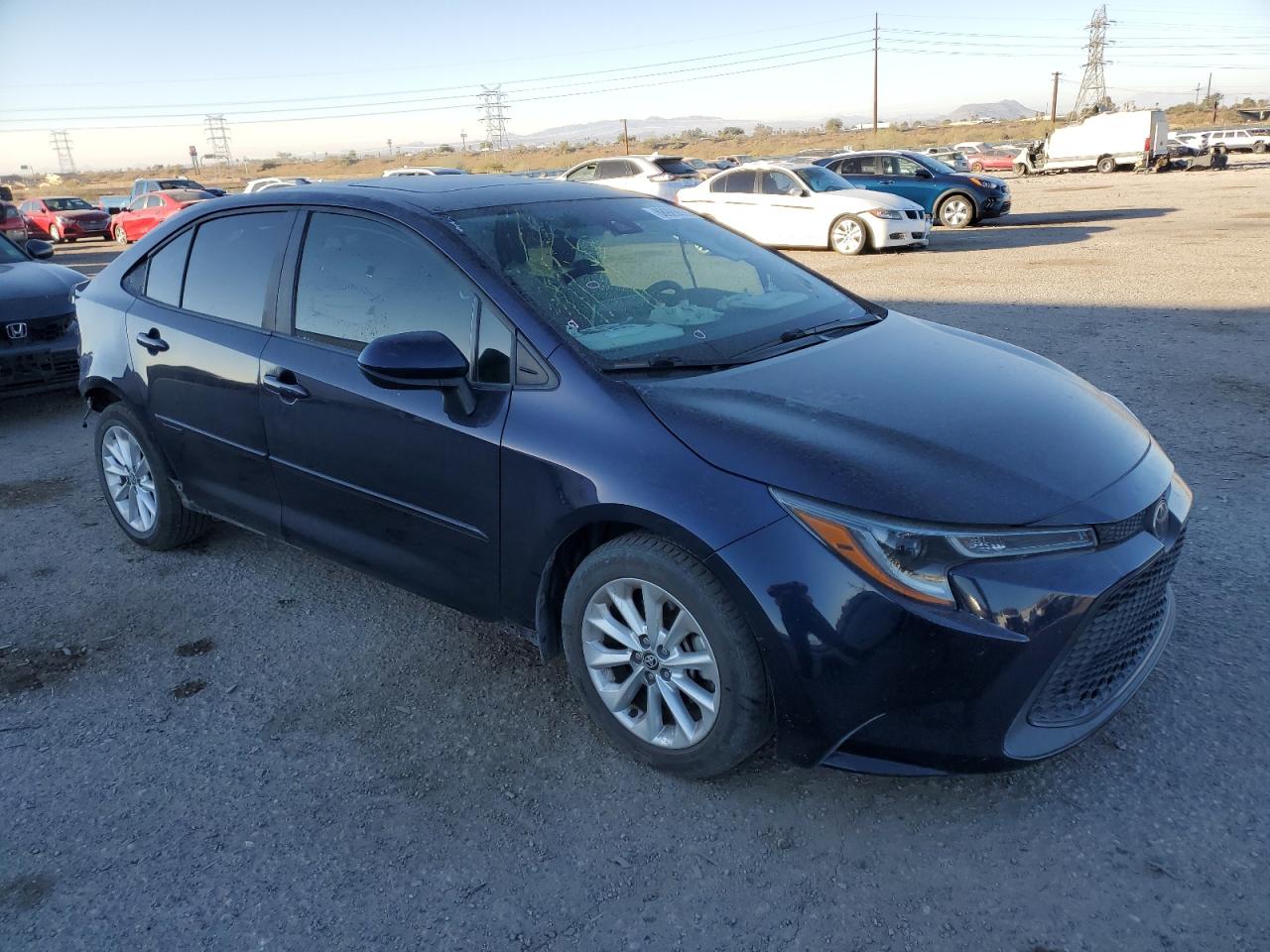 2020 Toyota Corolla VIN 5YFHPRAE5LP033244 Copart auction photo, rear end / frame damage damage thumbnail 4