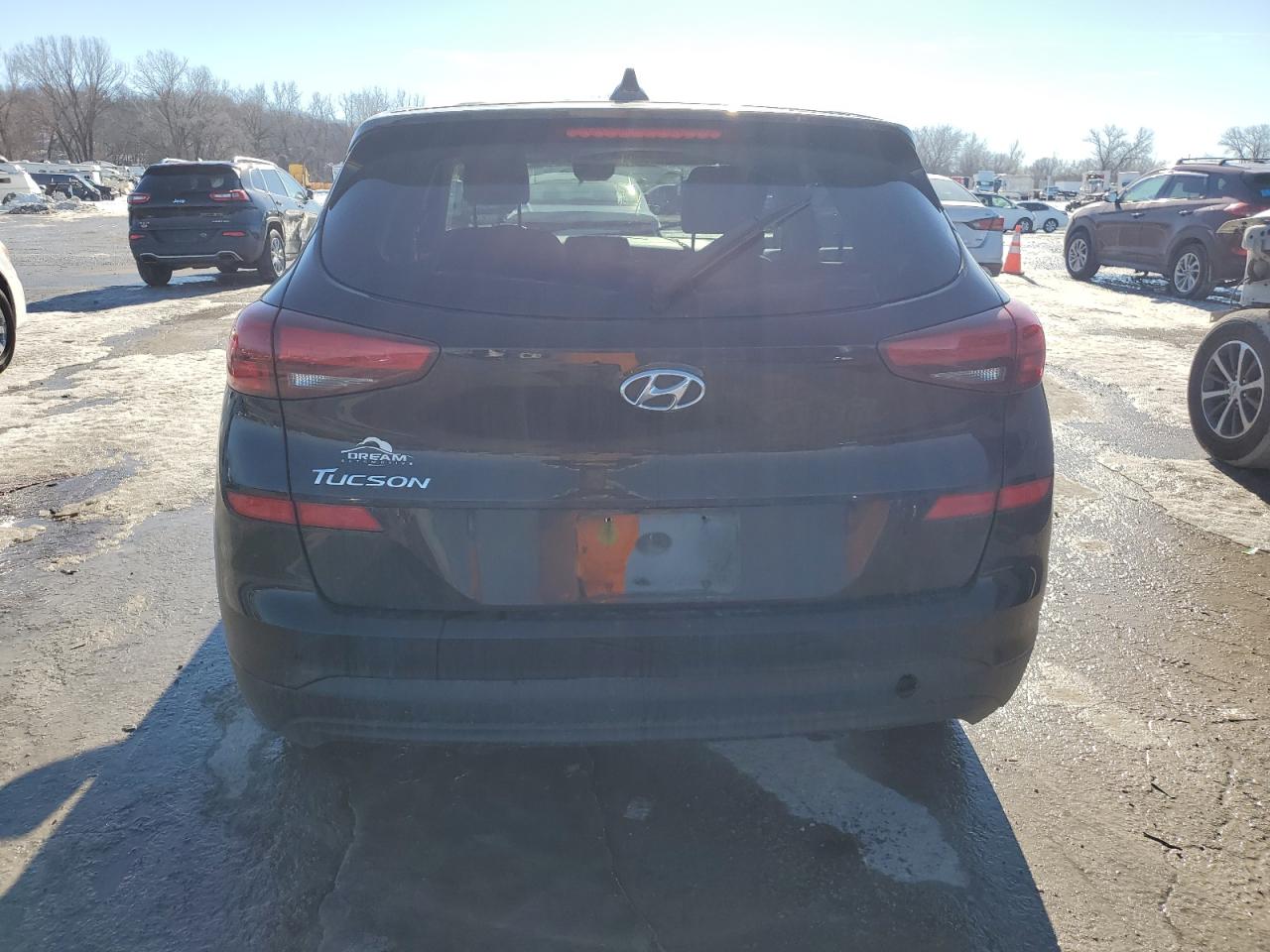 2019 Hyundai Tucson VIN KM8J23A47KU941745 Copart auction photo, vandalism / all over damage thumbnail 6