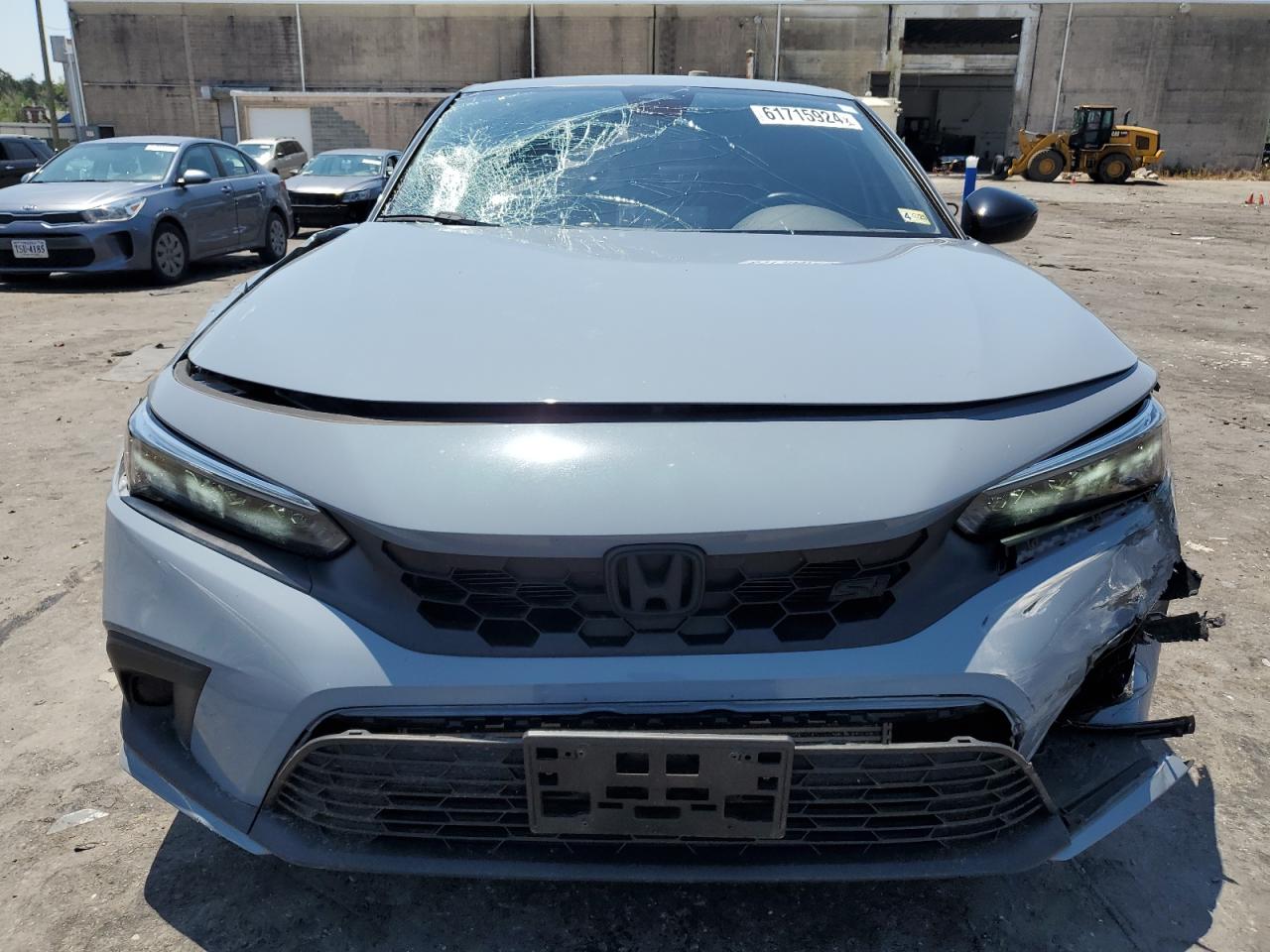 2022 Honda Civic VIN 2HGFE1E52NH472985 Copart auction photo, all over damage thumbnail 5