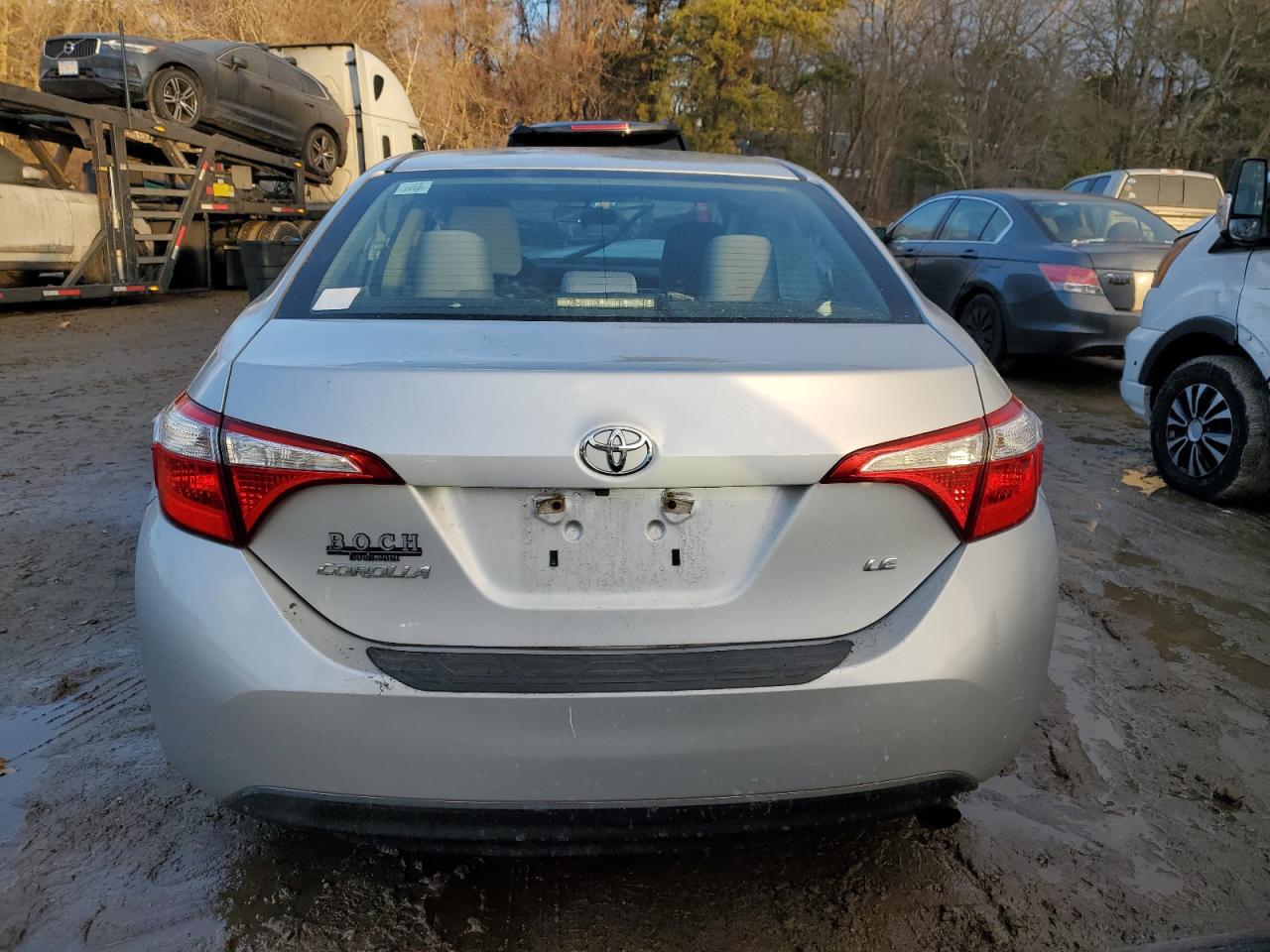 2014 Toyota Corolla VIN 5YFBURHE5EP121332 Copart auction photo, front end damage thumbnail 6