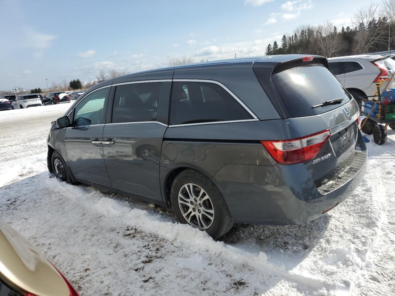 2012 Honda Odyssey VIN 5FNRL5H49CB509187 Copart auction photo, front end damage thumbnail 2