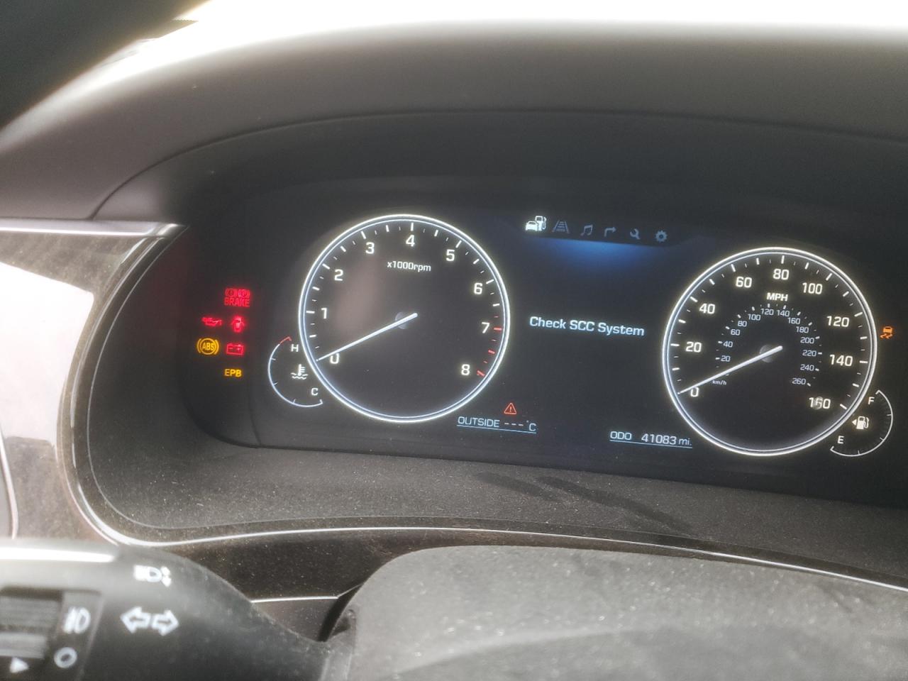 2014 Hyundai Equus VIN KMHGH4JH3EU076035 Copart auction photo, side / front end damage thumbnail 9