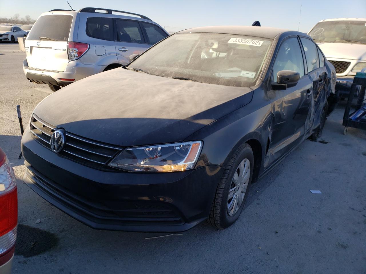 2016 Volkswagen Jetta VIN 3VW267AJ0GM208696 Copart auction photo, rear end / side damage thumbnail 2