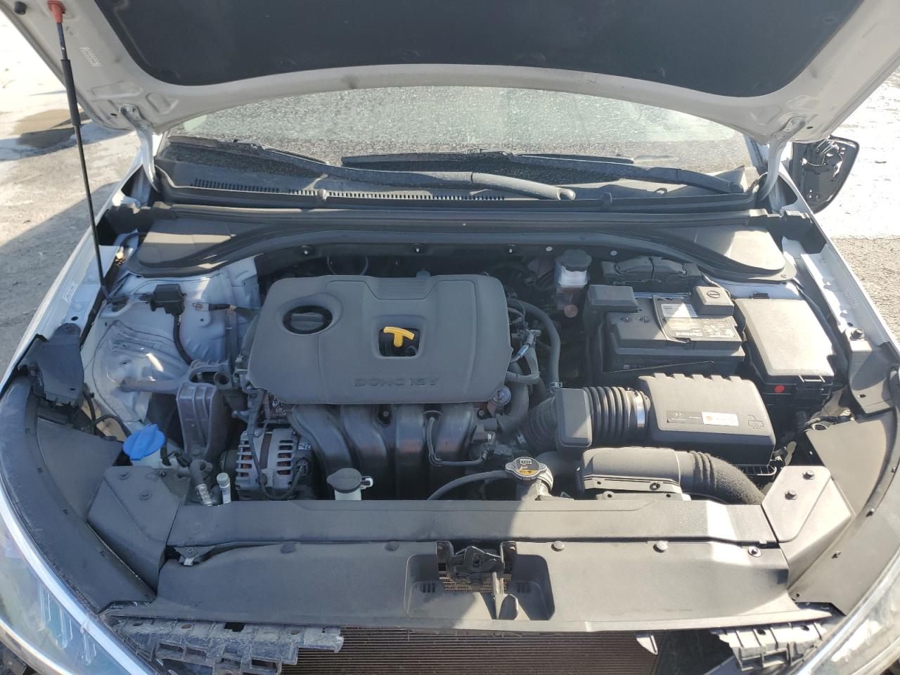 2019 Hyundai Elantra VIN KMHD84LF2KU770029 Copart auction photo, all over damage thumbnail 11