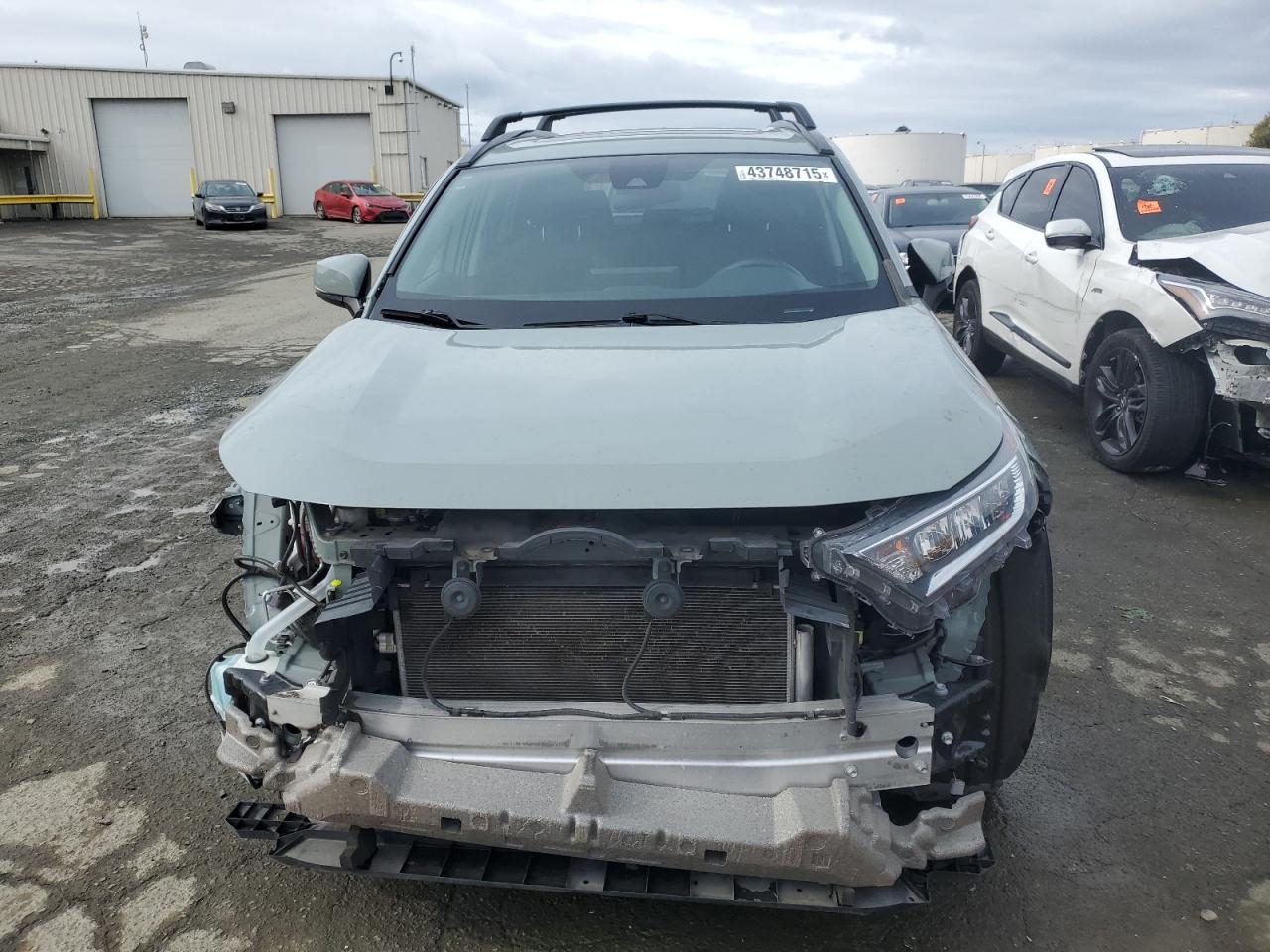 2019 Toyota RAV 4 VIN 2T3W1RFV0KC016195 Copart auction photo, all over damage thumbnail 5