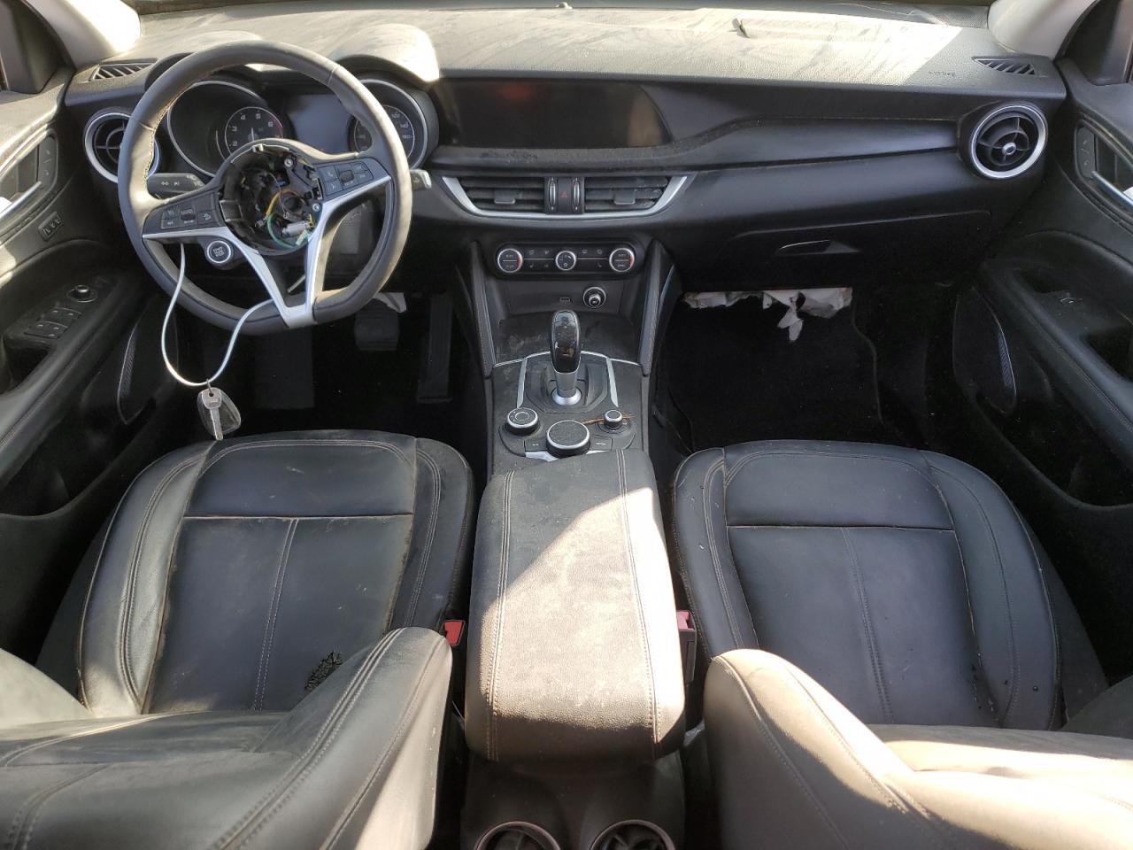 2018 Alfa Romeo Stelvio VIN ZASFAKAN5J7B74160 Copart auction photo, front end / side damage thumbnail 8