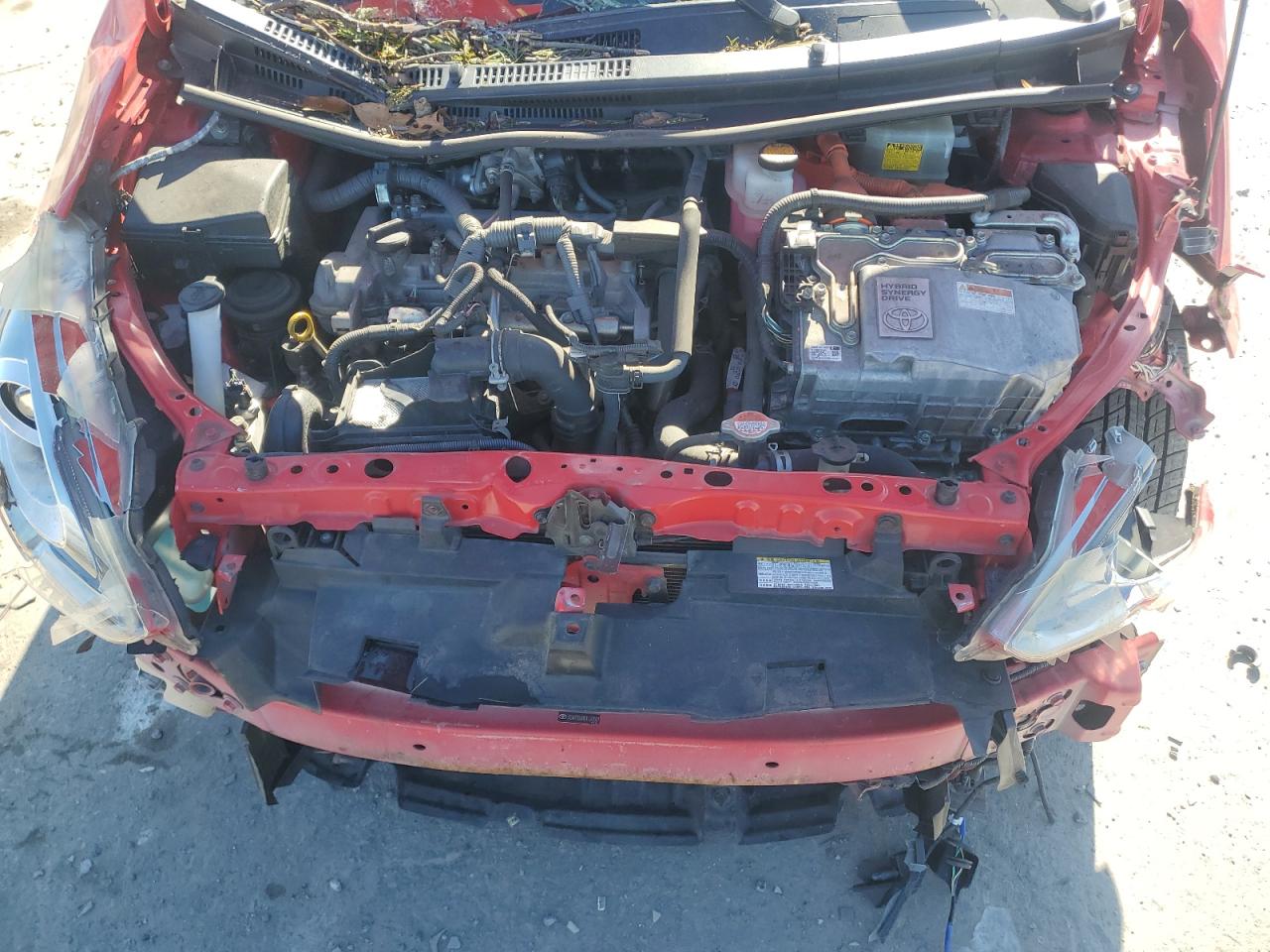 2016 Toyota Prius VIN JTDKDTB30G1137501 Copart auction photo, water/flood / all over damage thumbnail 11