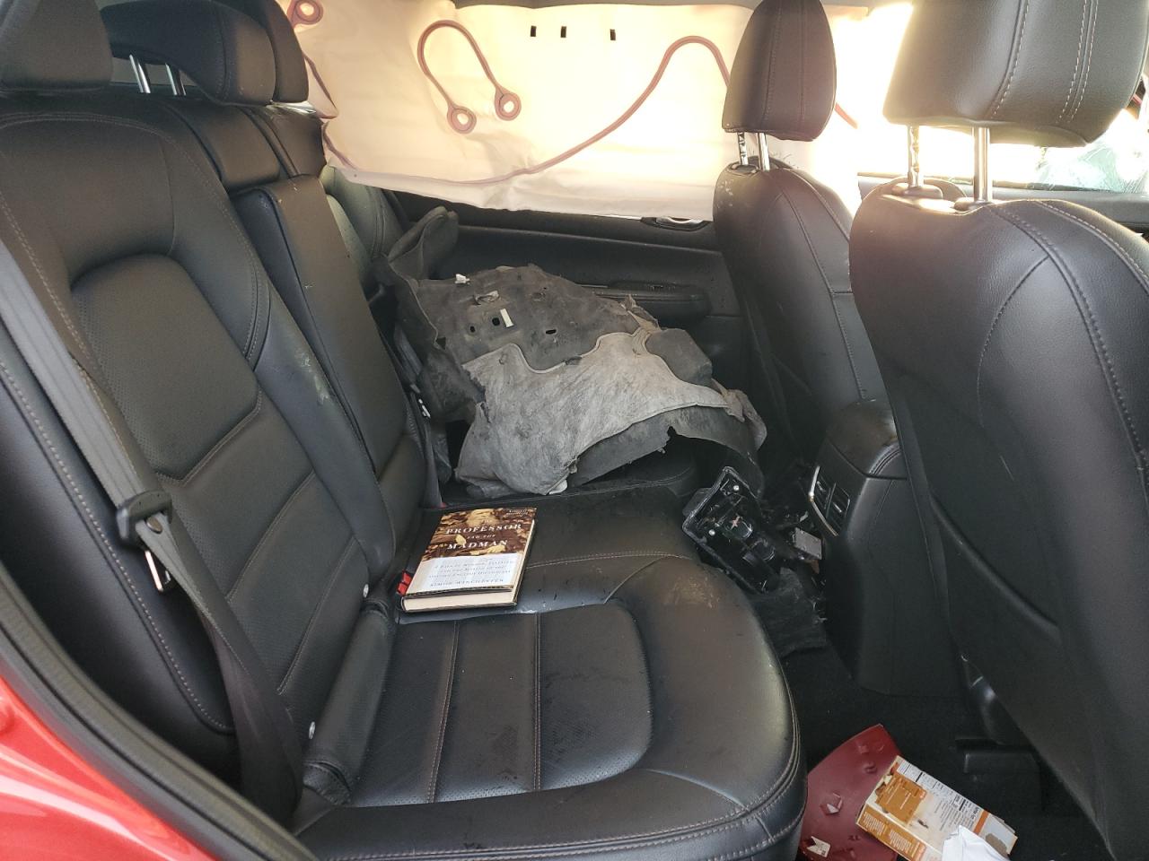 2021 Mazda CX-5 VIN JM3KFBDM5M0489721 Copart auction photo, front end / side damage thumbnail 12