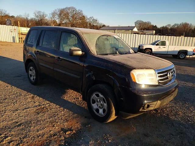 2012 Honda Pilot VIN 5FNYF3H29CB030659 Copart auction photo, front end / side damage thumbnail 12