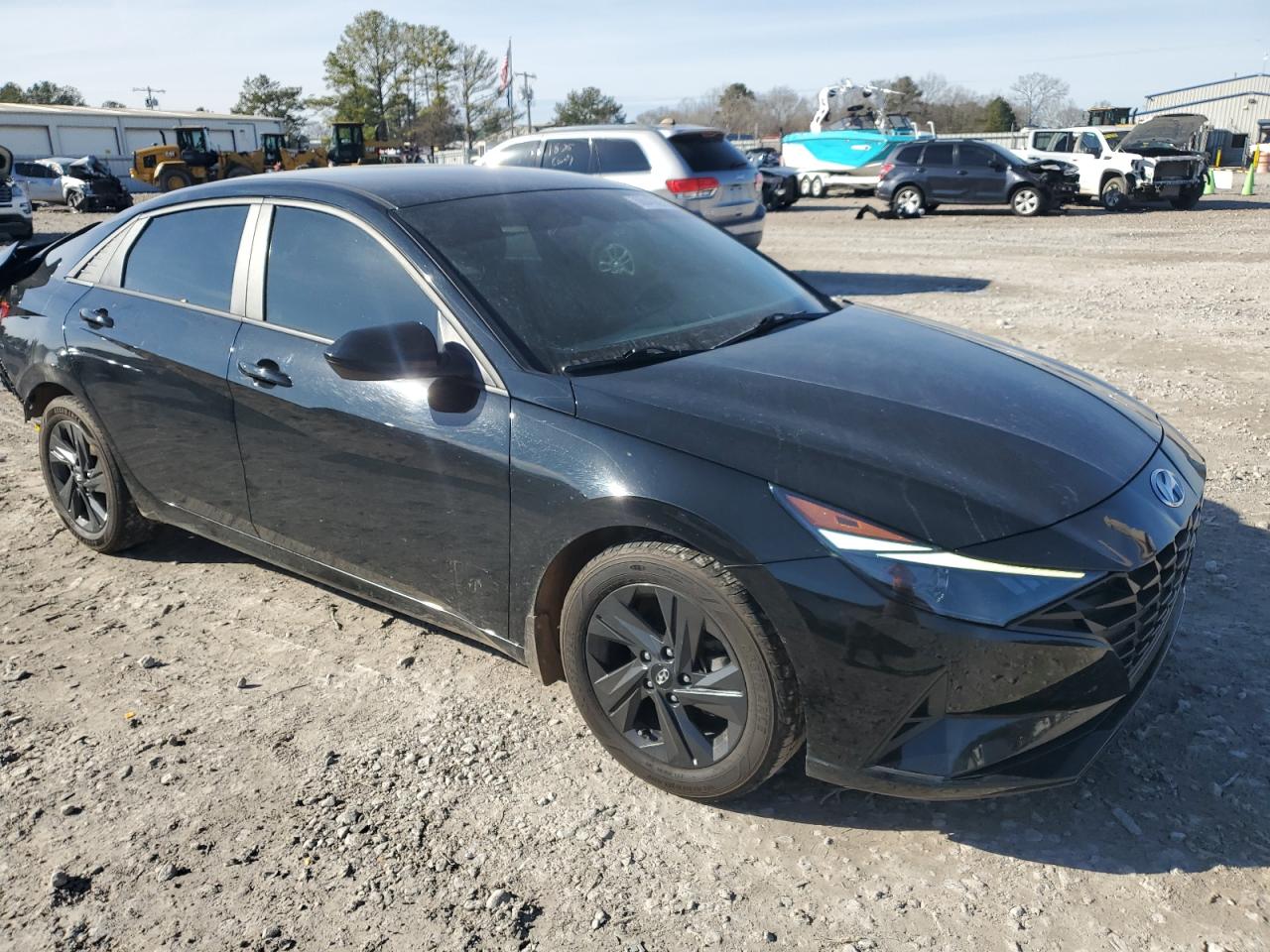 2022 Hyundai Elantra VIN KMHLM4AG3NU321353 Copart auction photo, rear end / side damage thumbnail 4