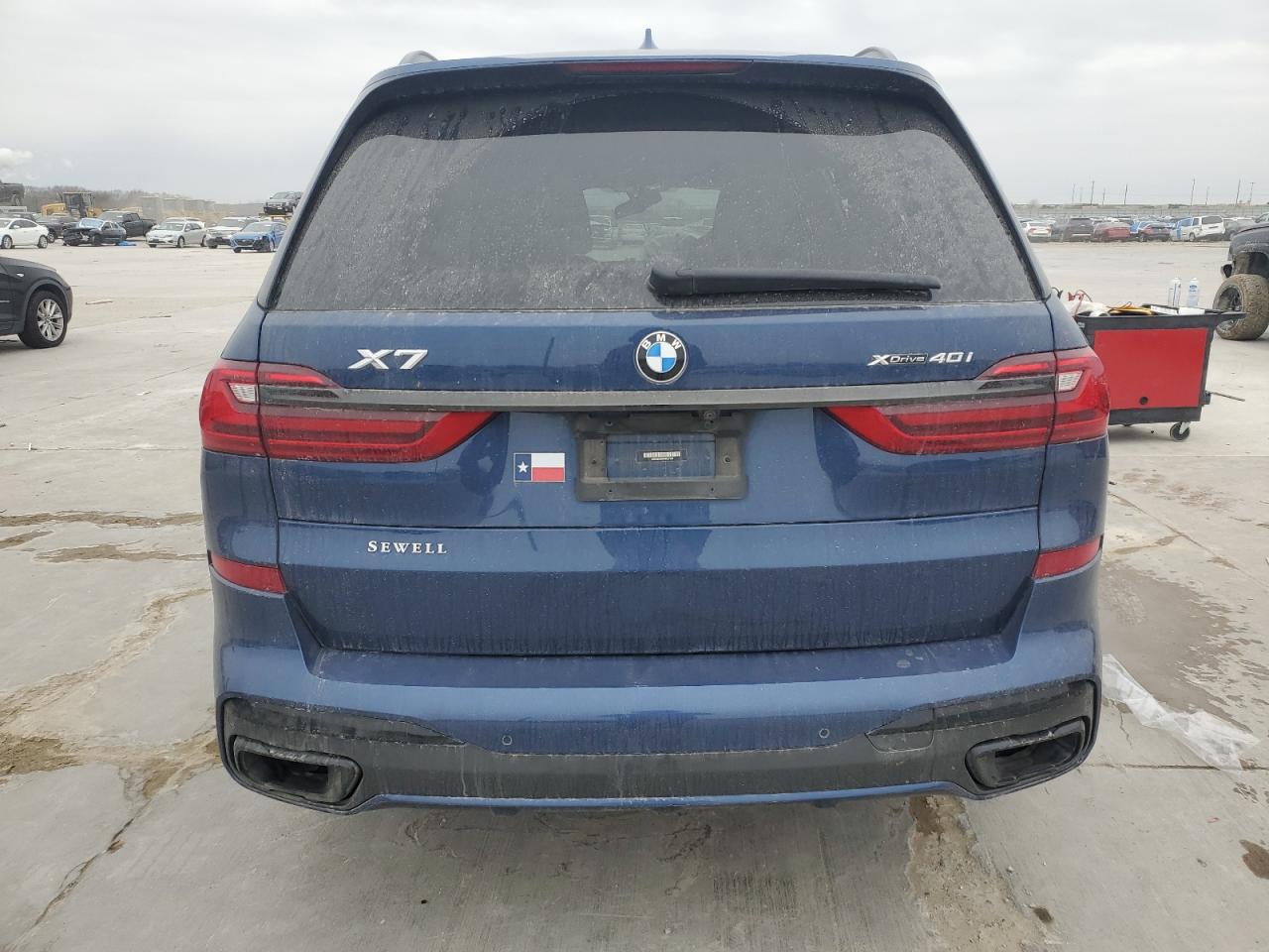 2022 BMW X7 VIN 5UXCW2C04N9K27194 Copart auction photo, front end damage thumbnail 6