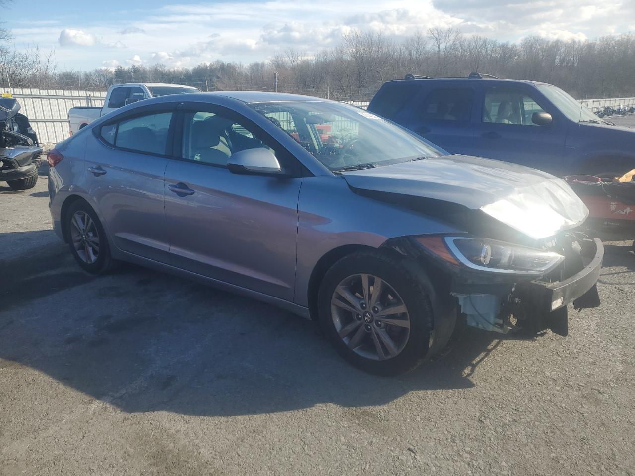 2017 Hyundai Elantra VIN 5NPD84LF0HH004078 Copart auction photo, front end damage thumbnail 4