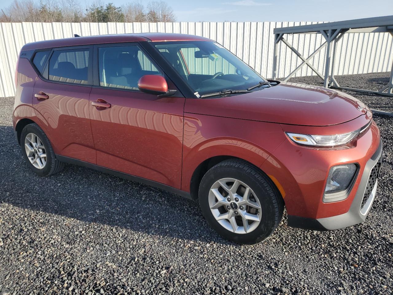 2022 KIA Soul VIN KNDJ23AU5N7824561 Copart auction photo, rear end / side damage thumbnail 4