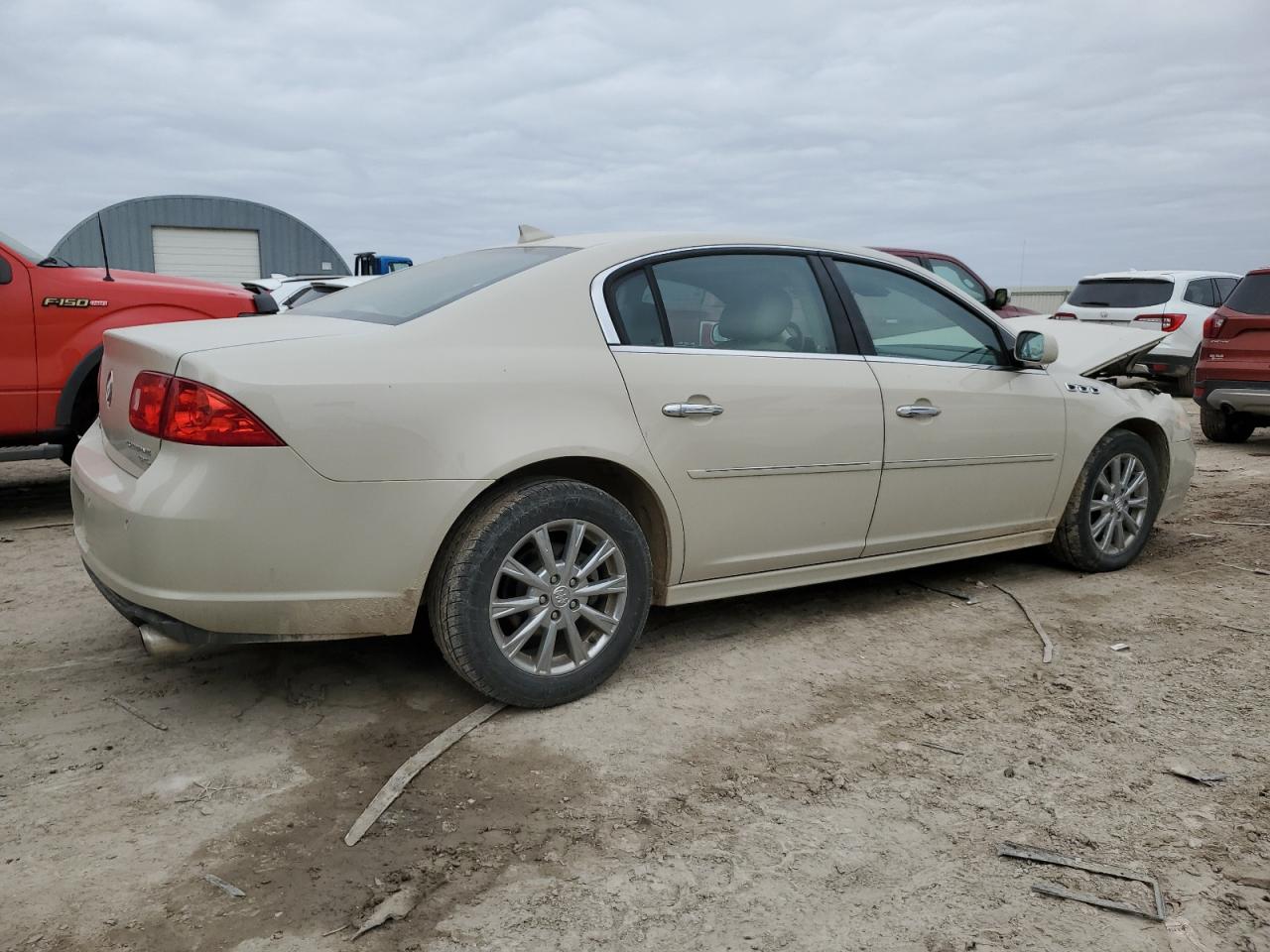 2011 Buick Lucerne VIN 1G4HJ5EM7BU131863 Copart auction photo, front end damage thumbnail 3