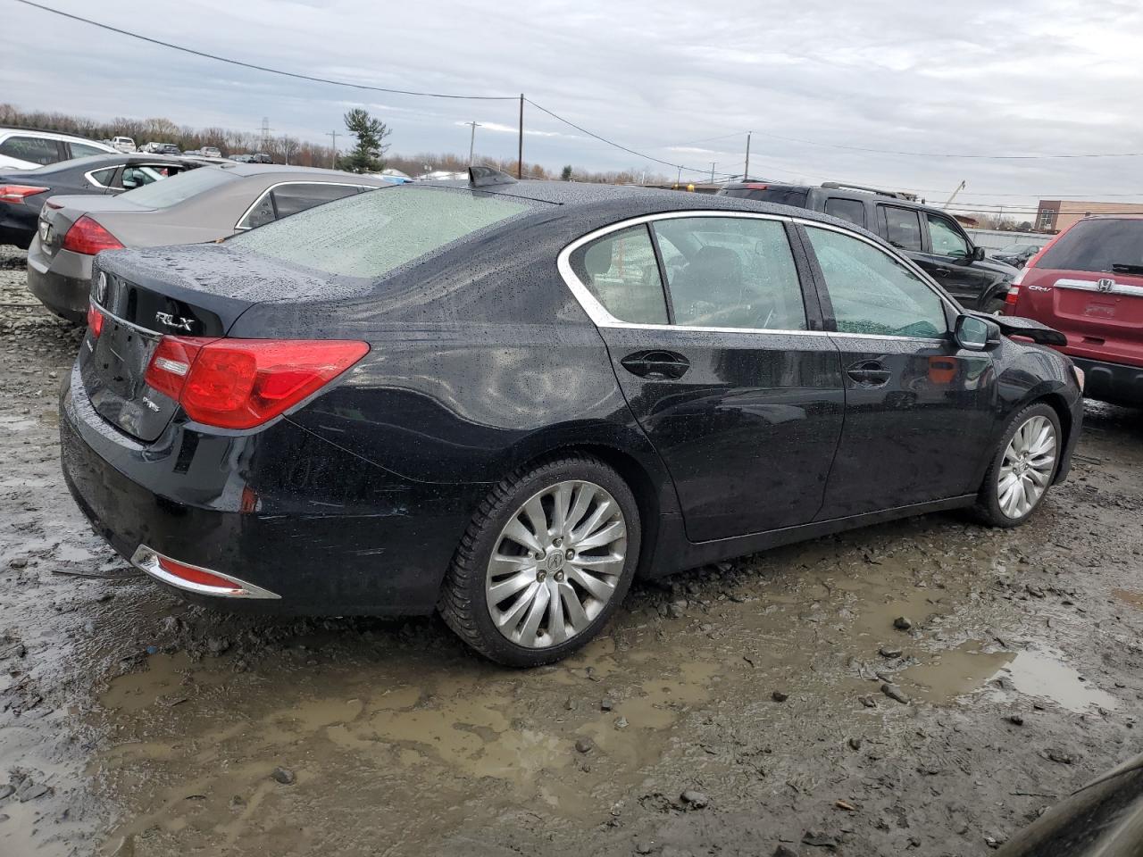 2015 Acura RLX VIN JH4KC1F50FC000420 Copart auction photo, front end damage thumbnail 3