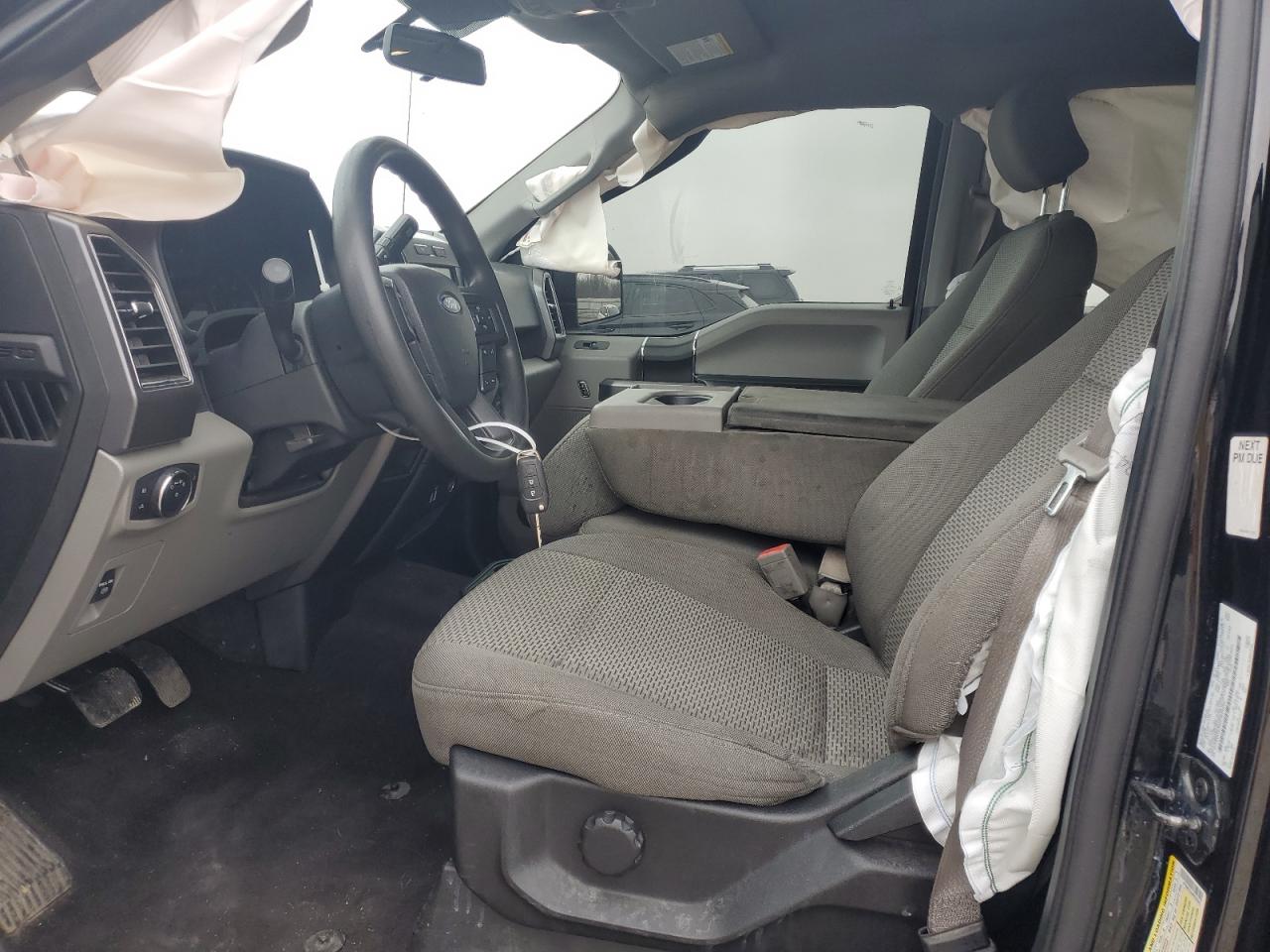 2019 Ford F-150 VIN 1FTEW1E55KFB20343 Copart auction photo, side / front end damage thumbnail 7
