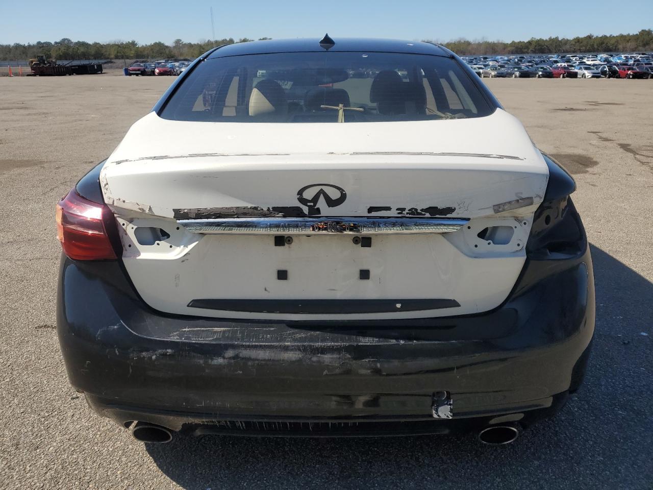 2018 Infiniti Q50 VIN JN1EV7AR0JM444764 Copart auction photo, stripped damage thumbnail 6