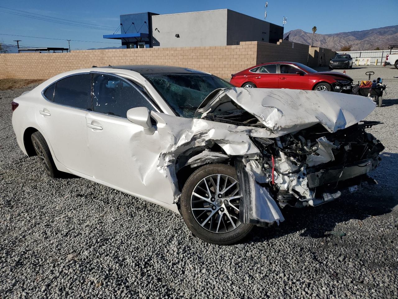 2017 Lexus ES VIN 58ABK1GG6HU043715 Copart auction photo, all over damage thumbnail 4