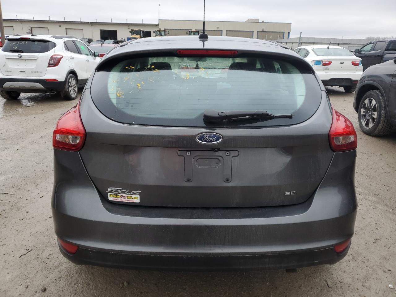 2018 Ford Focus VIN 1FADP3K2XJL258559 Copart auction photo, side / rear end damage thumbnail 6