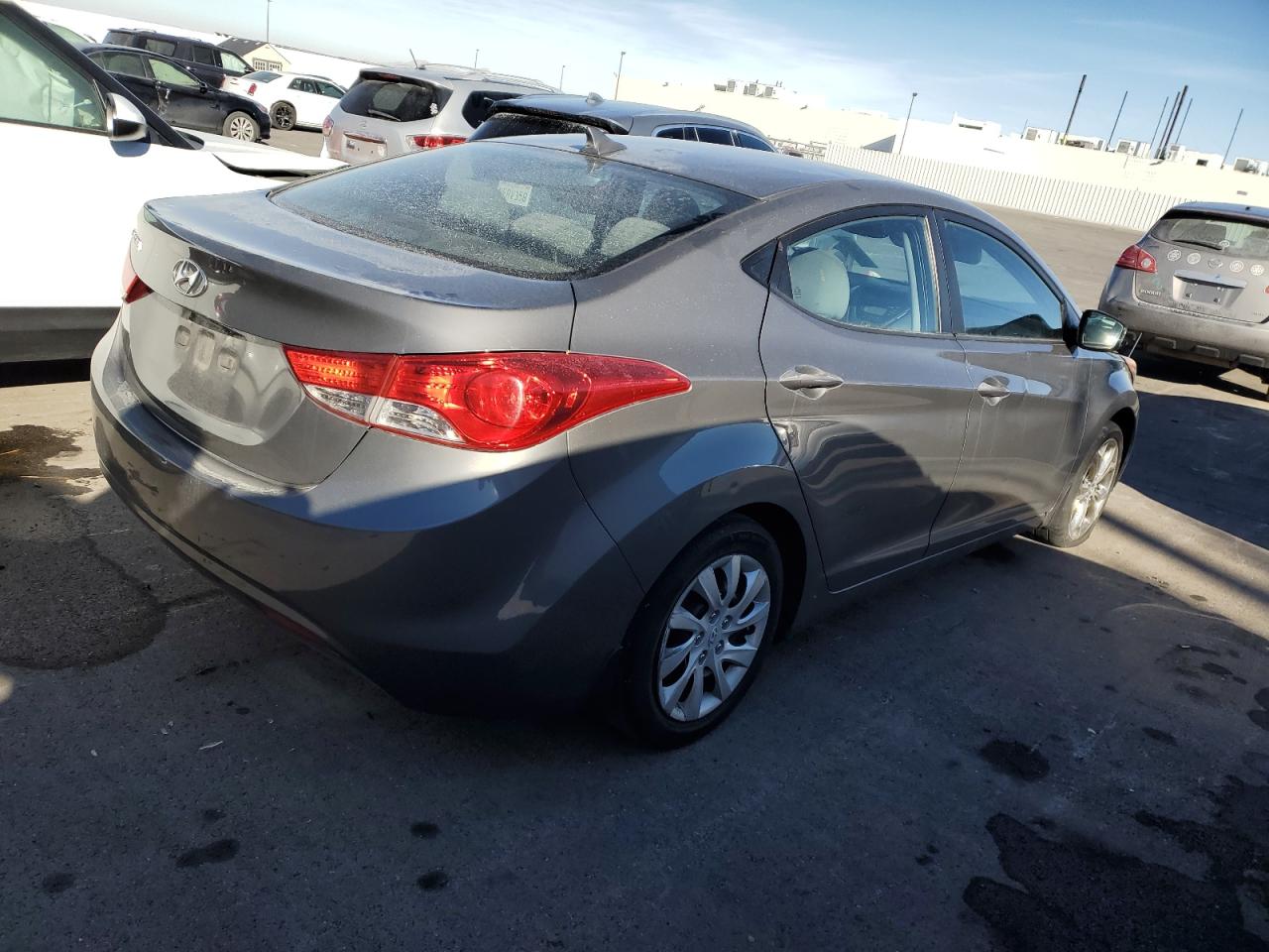 2013 Hyundai Elantra VIN 5NPDH4AE5DH172447 Copart auction photo, front end / mechanical damage thumbnail 3