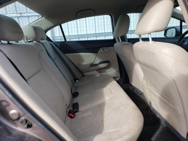 2013 Honda Civic VIN 2HGFB2F5XDH574255 Copart auction photo, front end / hail damage thumbnail 10