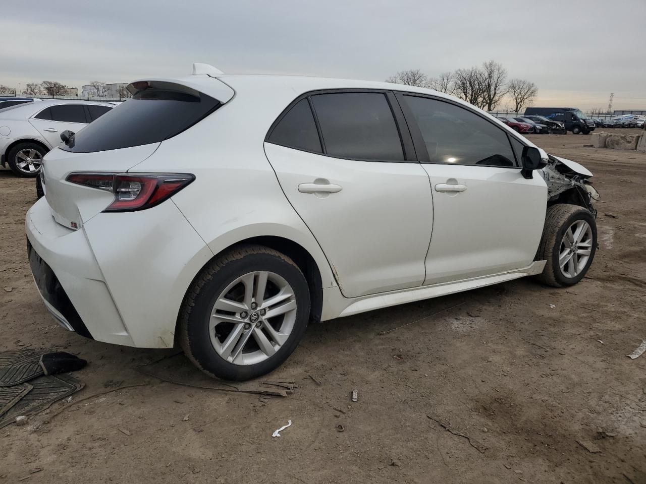 2019 Toyota Corolla VIN JTNK4RBE3K3055081 Copart auction photo, front end damage thumbnail 3