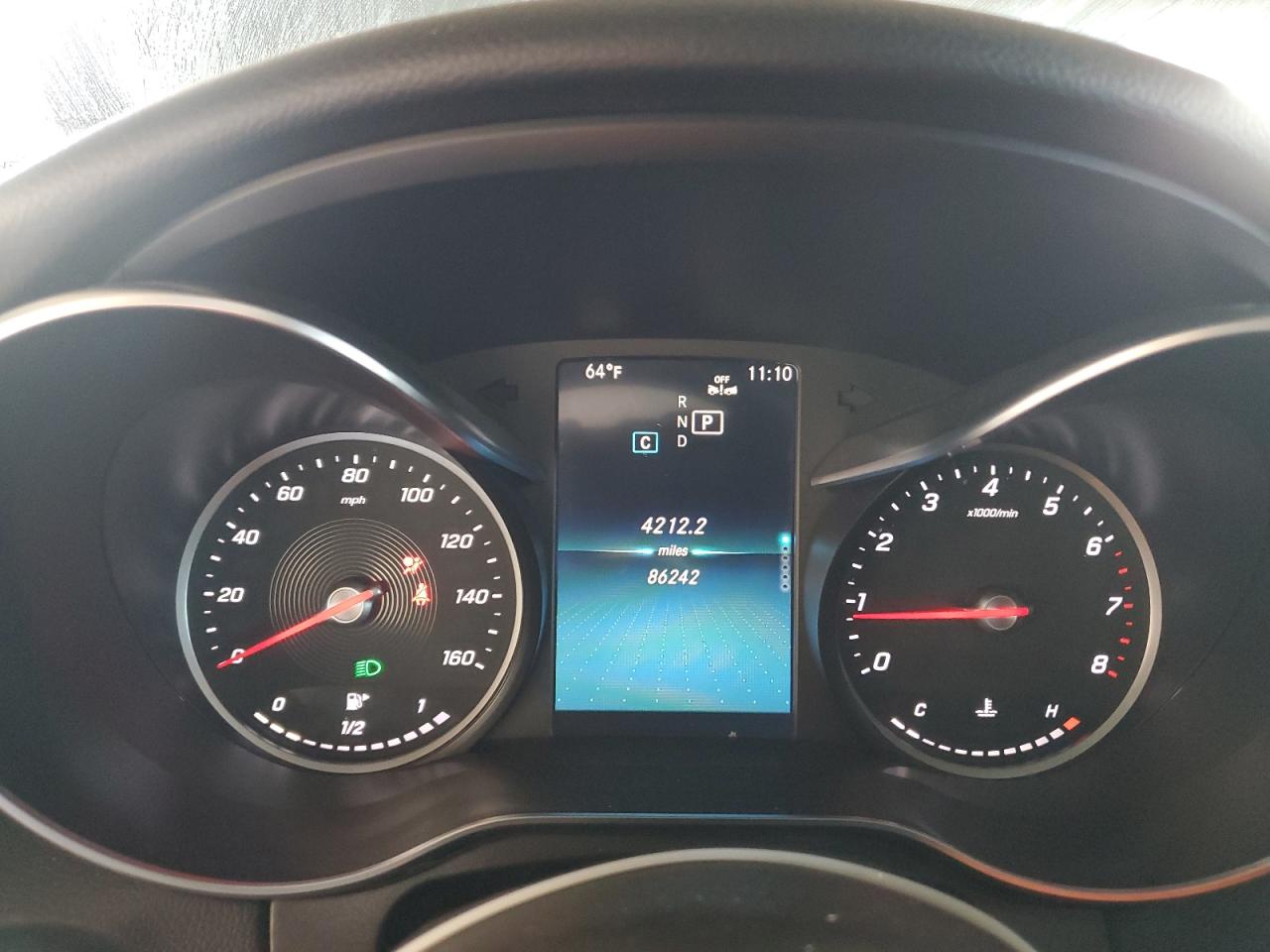 2019 Mercedes-Benz C-klasse VIN 55SWF8DB4KU309119 Copart auction photo, front end / side damage thumbnail 9