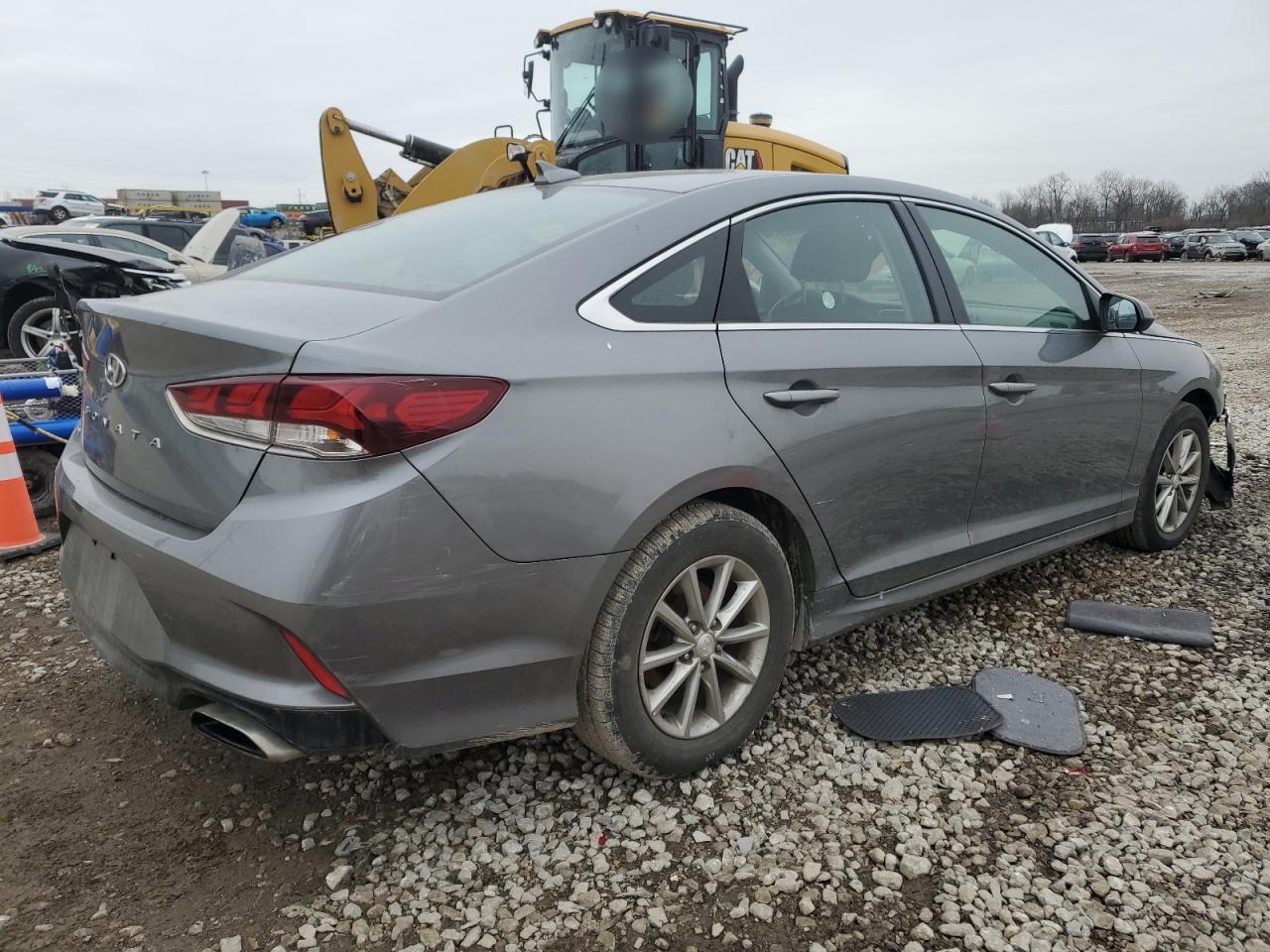 2019 Hyundai Sonata VIN 5NPE24AF5KH746475 Copart auction photo, side / front end damage thumbnail 3