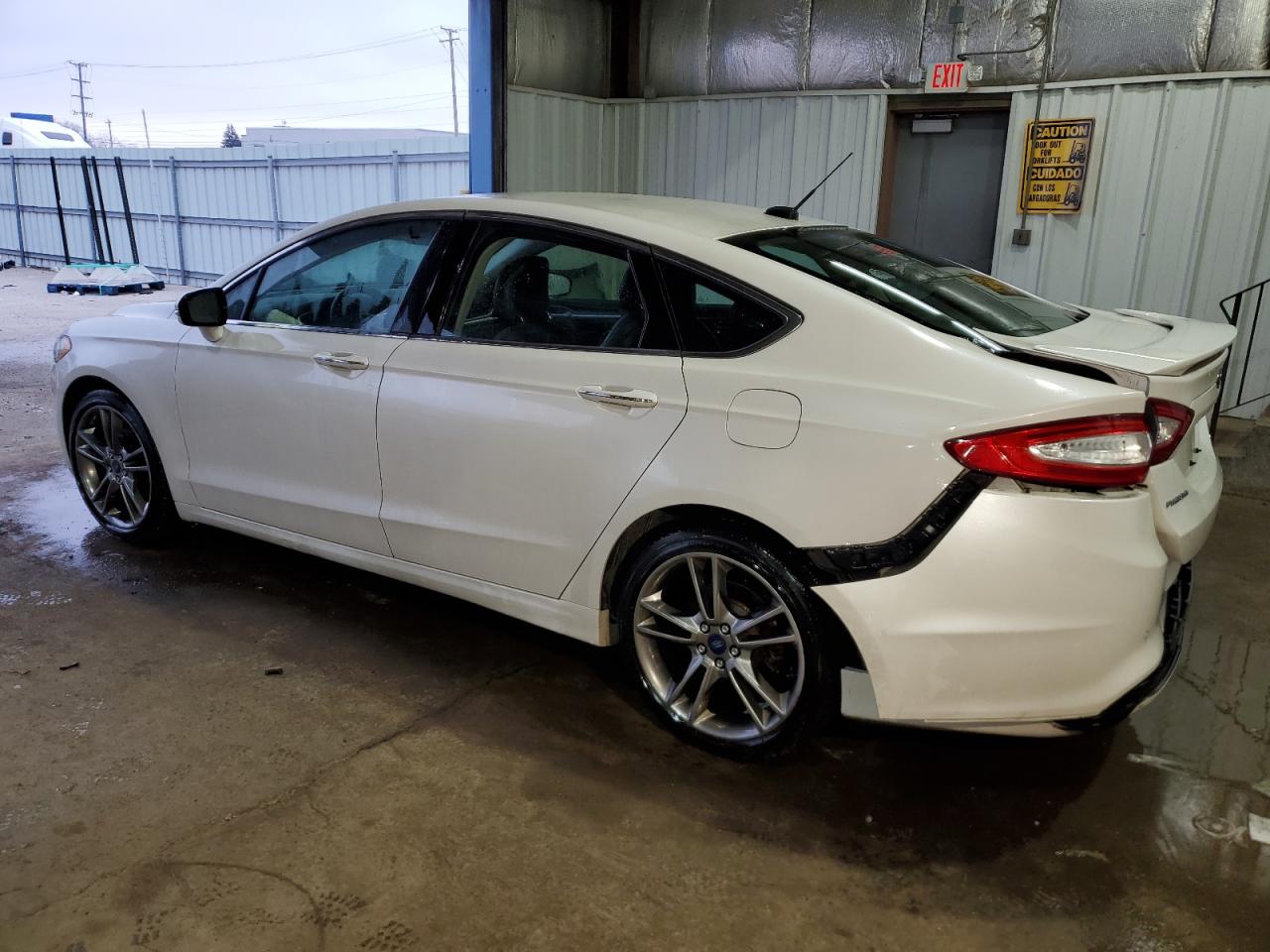 2015 Ford Fusion VIN 3FA6P0D96FR135481 Copart auction photo, rear end damage thumbnail 2