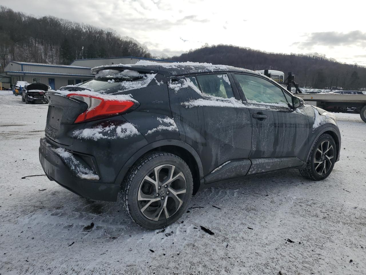 2019 Toyota C-HR VIN JTNKHMBX6K1032818 Copart auction photo, front end / side damage thumbnail 3