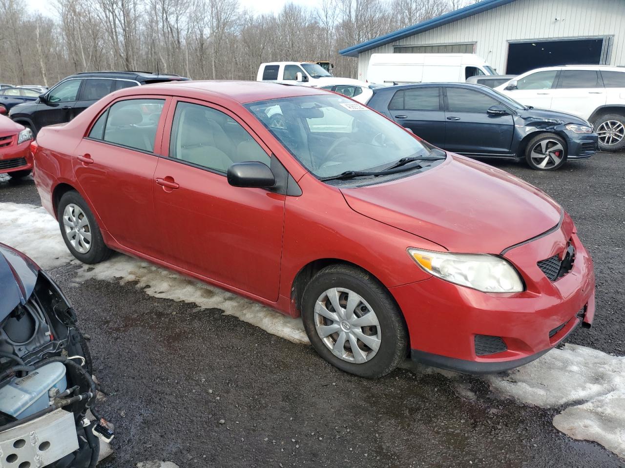 2010 Toyota Corolla VIN 1NXBU4EE8AZ313425 Copart auction photo, front end / minor dent/scratches damage thumbnail 4
