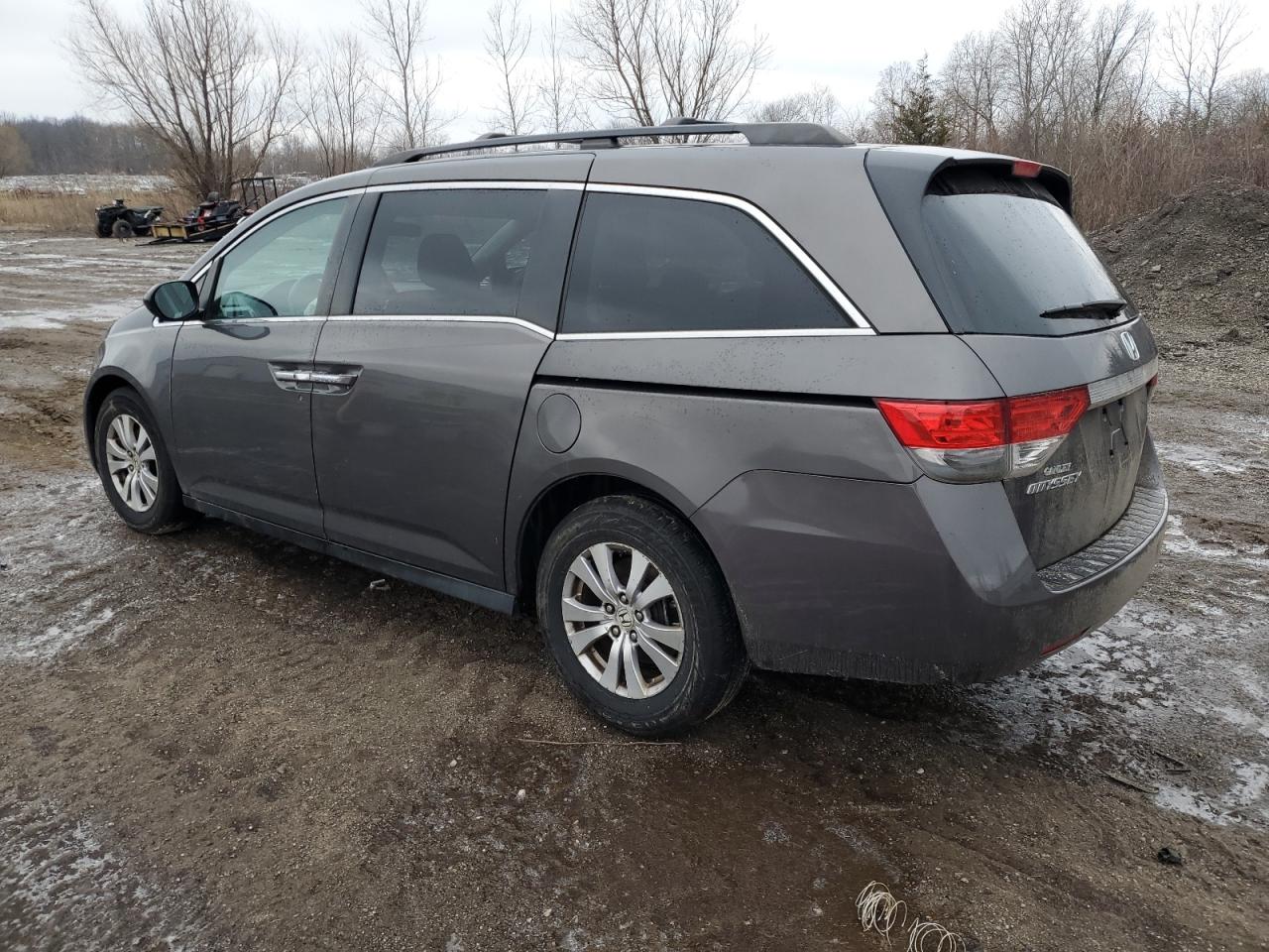 2014 Honda Odyssey VIN 5FNRL5H49EB112064 Copart auction photo, front end / undercarriage damage thumbnail 2