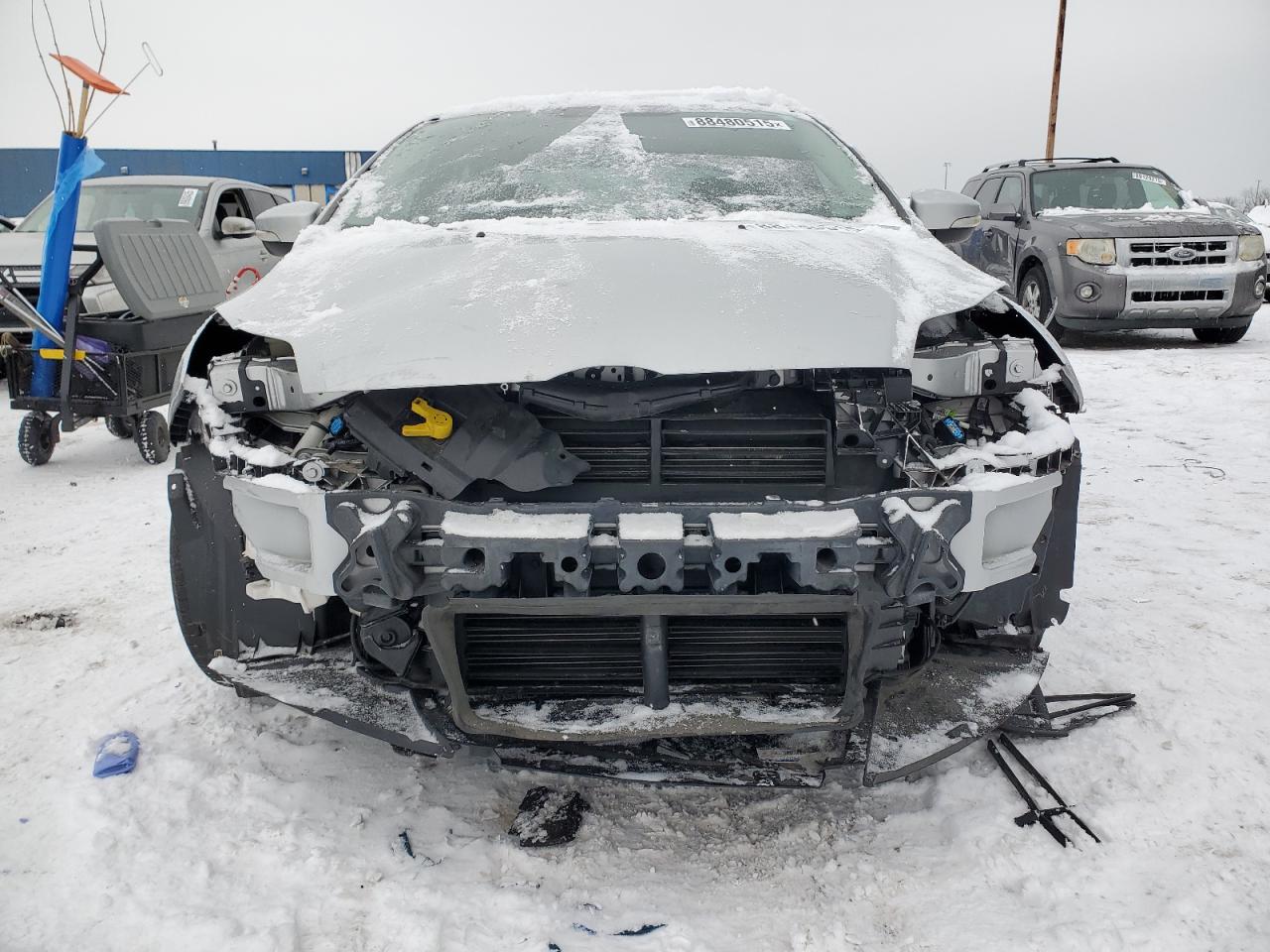2014 Ford Focus VIN 1FADP3F24EL228862 Copart auction photo, front end damage thumbnail 5