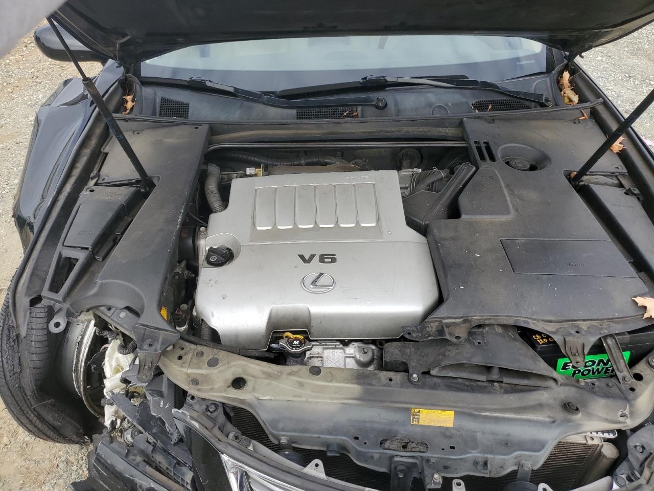 2009 Lexus ES VIN JTHBJ46G592278796 Copart auction photo, front end / undercarriage damage thumbnail 11