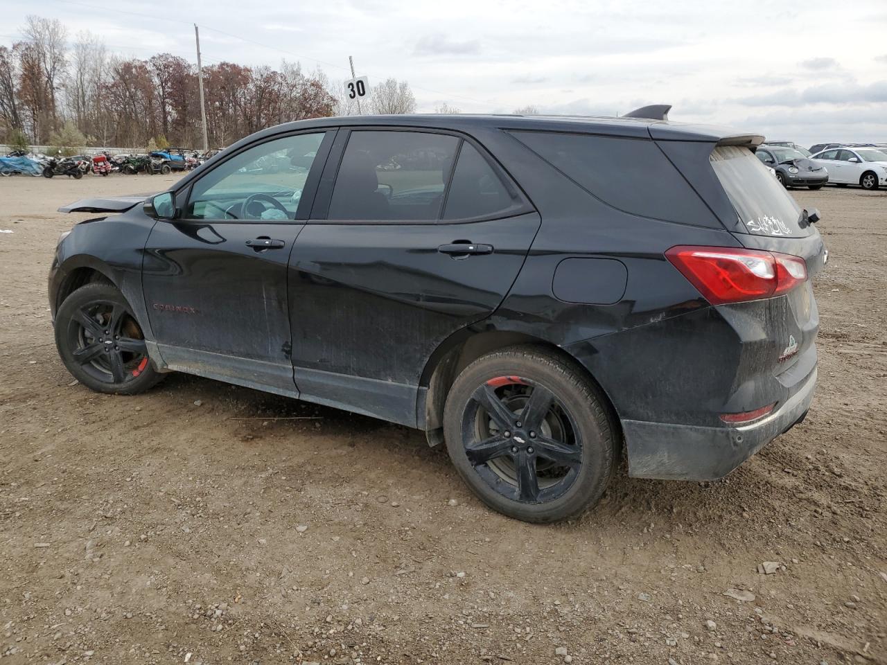 2019 Chevrolet Equinox VIN 2GNAXVEX9K6157000 Copart auction photo, front end / side damage thumbnail 2