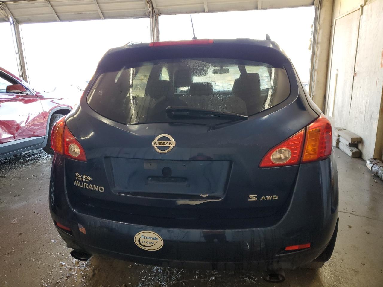 2009 Nissan Murano VIN JN8AZ18W39W113366 Copart auction photo, front end / side damage thumbnail 6