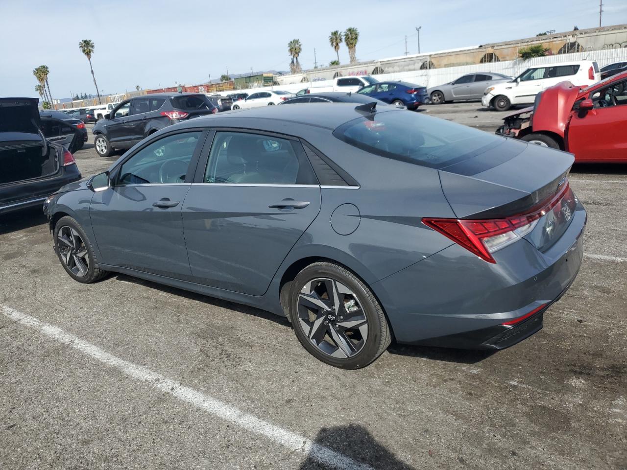 2023 Hyundai Elantra VIN KMHLN4AJ1PU084180 Copart auction photo, front end / minor dent/scratches damage thumbnail 2