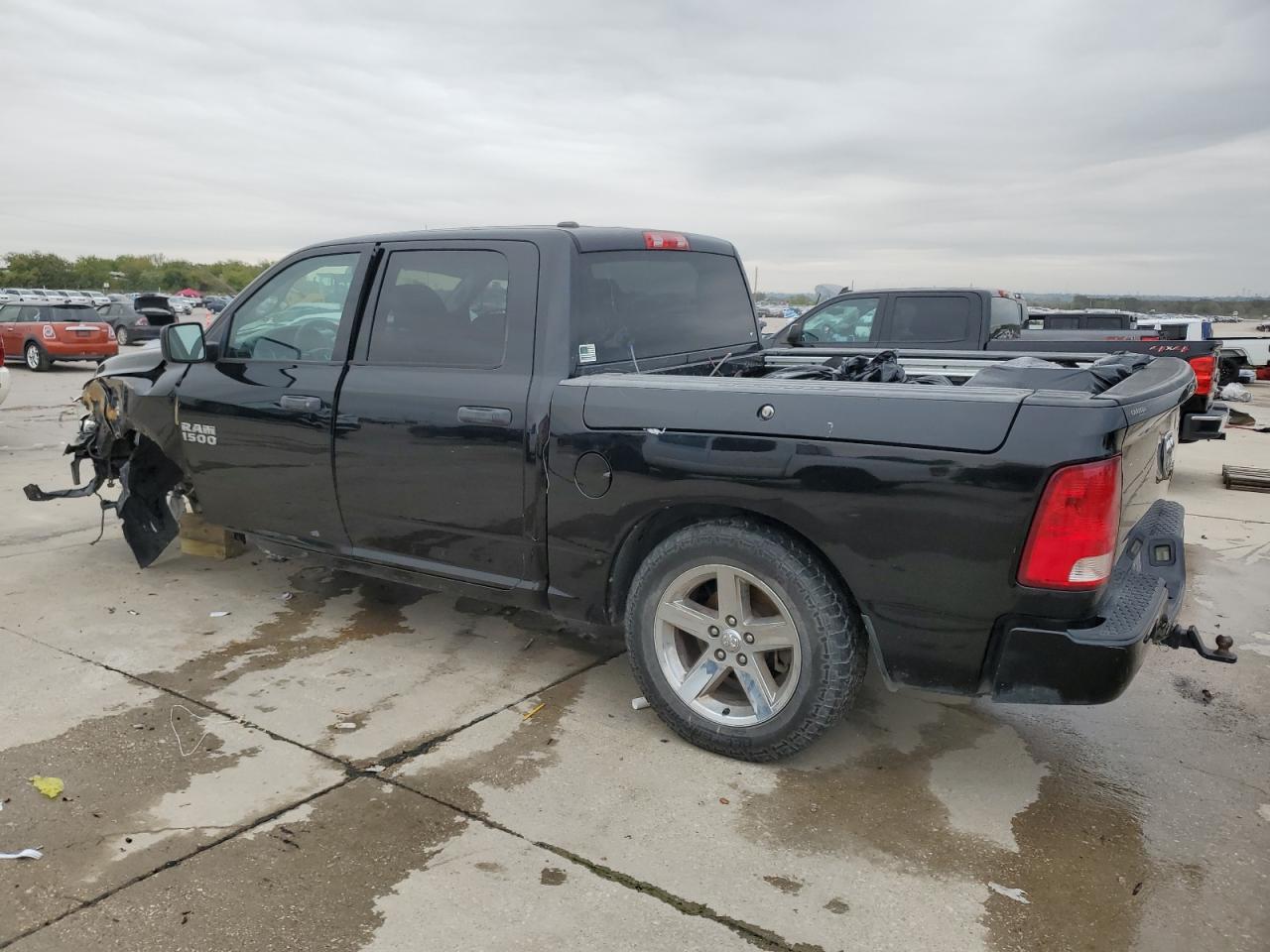 2015 RAM 1500 VIN 1C6RR6KG7FS542856 Copart auction photo, front end / hail damage thumbnail 2