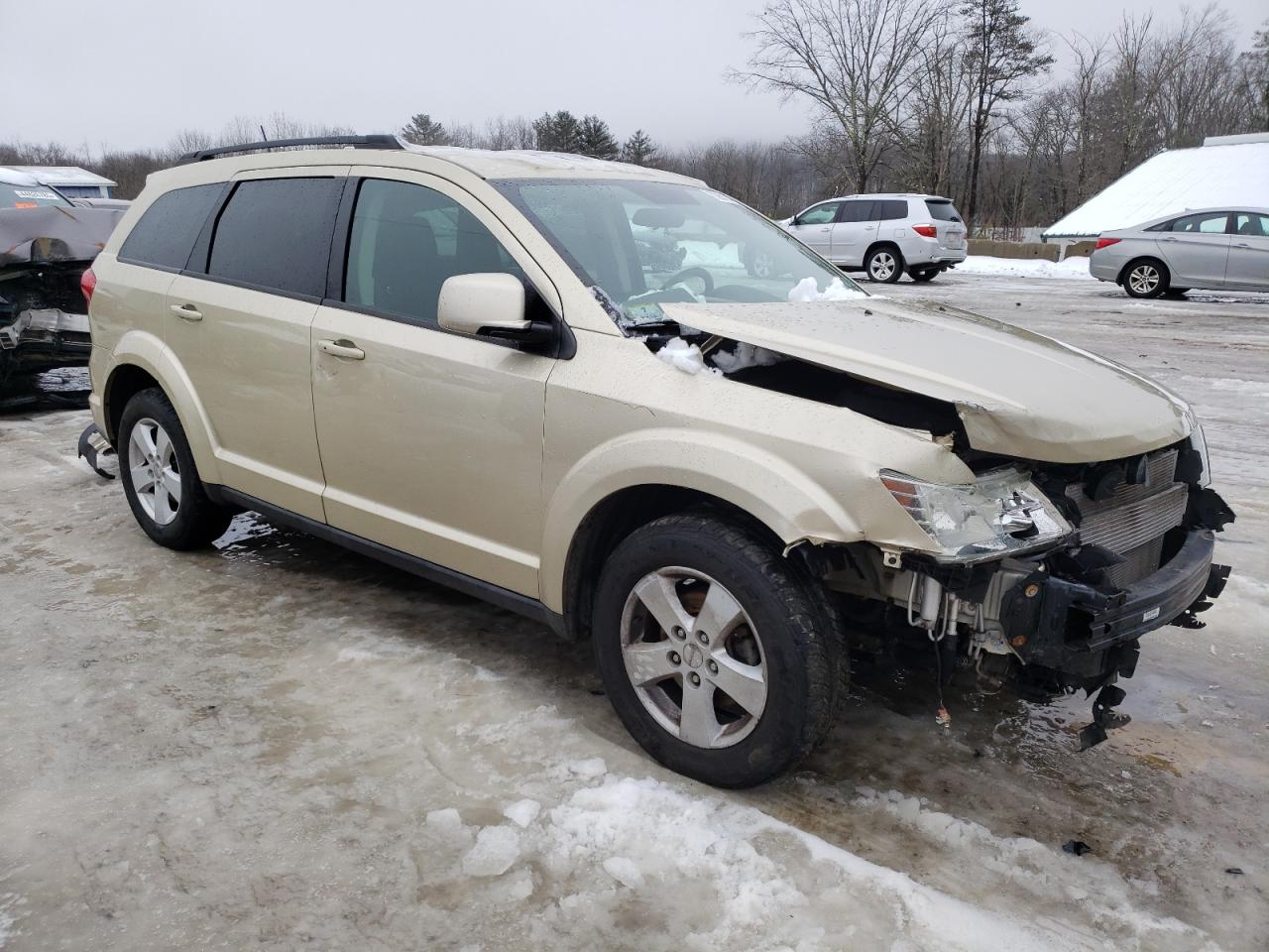 2011 Dodge Journey VIN 3D4PG1FG2BT549048 Copart auction photo, front end / minor dent/scratches damage thumbnail 4