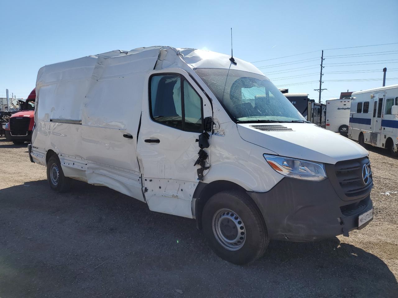 2023 Mercedes-Benz Sprinter VIN W1Y40CHY4PT159413 Copart auction photo, all over damage thumbnail 4