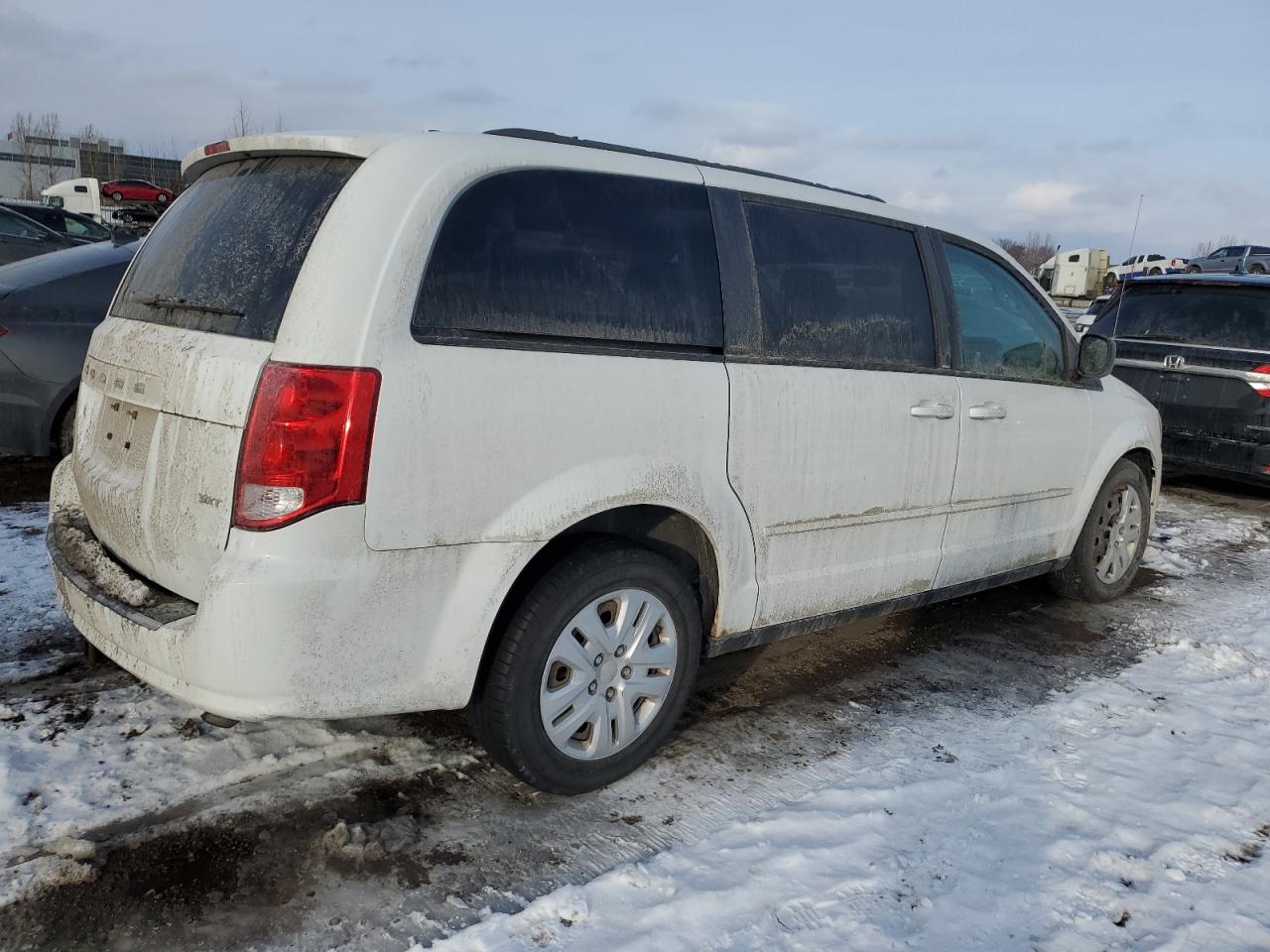 2014 Dodge Caravan VIN 2C4RDGBG4ER182894 Copart auction photo, front end / undercarriage damage thumbnail 3