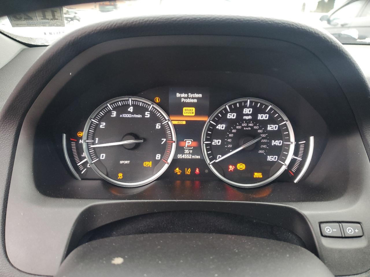 2020 Acura TLX VIN 19UUB1F30LA015228 Copart auction photo, front end damage thumbnail 9