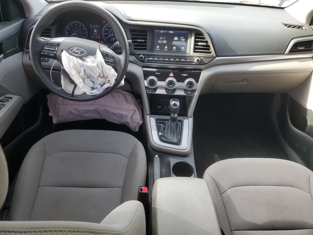 2019 Hyundai Elantra VIN 5NPD84LF5KH435295 Copart auction photo, front end damage thumbnail 8
